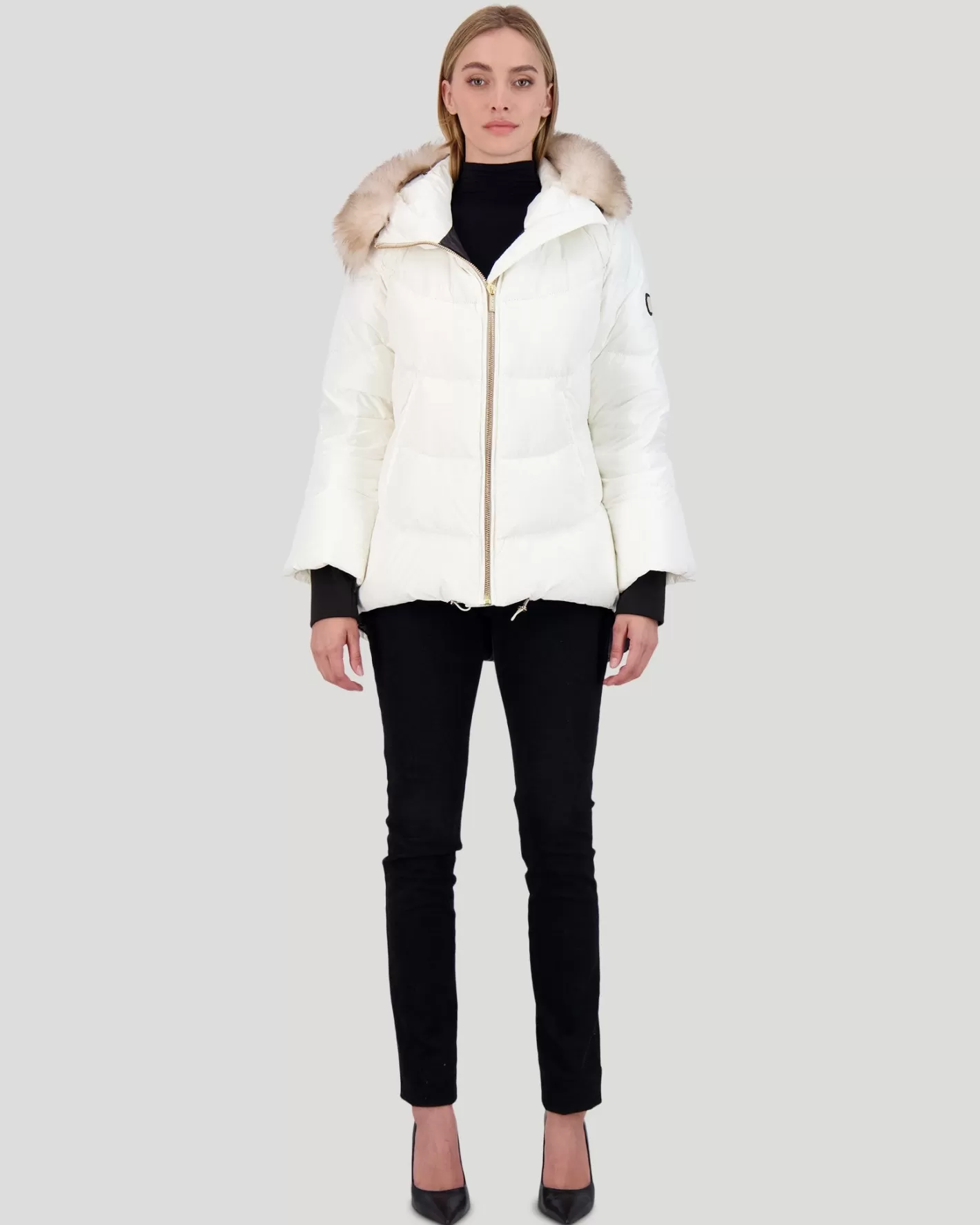 Women GORSKI Montreal APRES-SKI JACKET WITH DETACHABLE TOSCANA LAMB HOOD TRIM