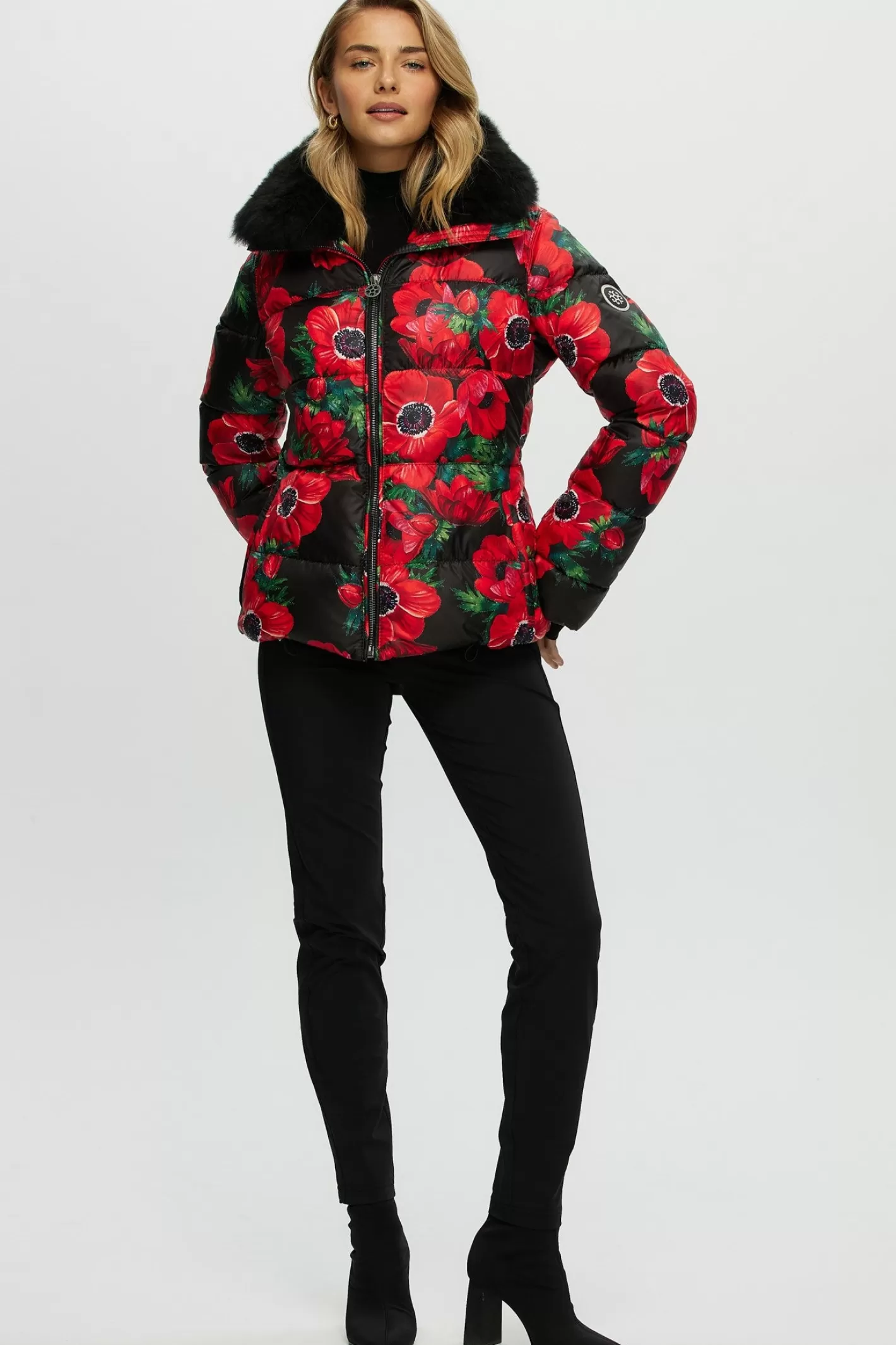 Women GORSKI Montreal Après-Ski Jacket With Detachable Toscana Shearling Lamb Collar