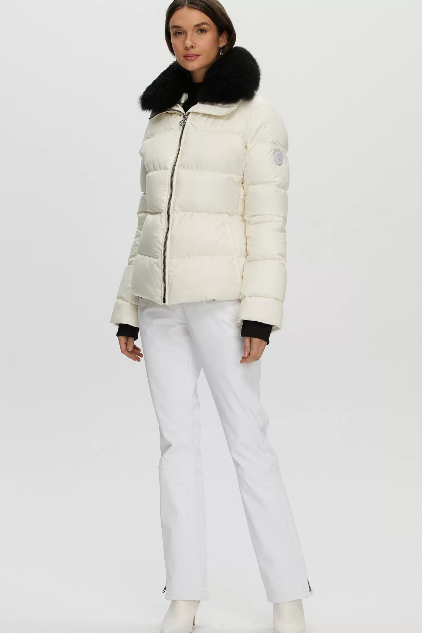 Women GORSKI Montreal Après-Ski Jacket With Detachable Toscana Shearling Lamb Collar