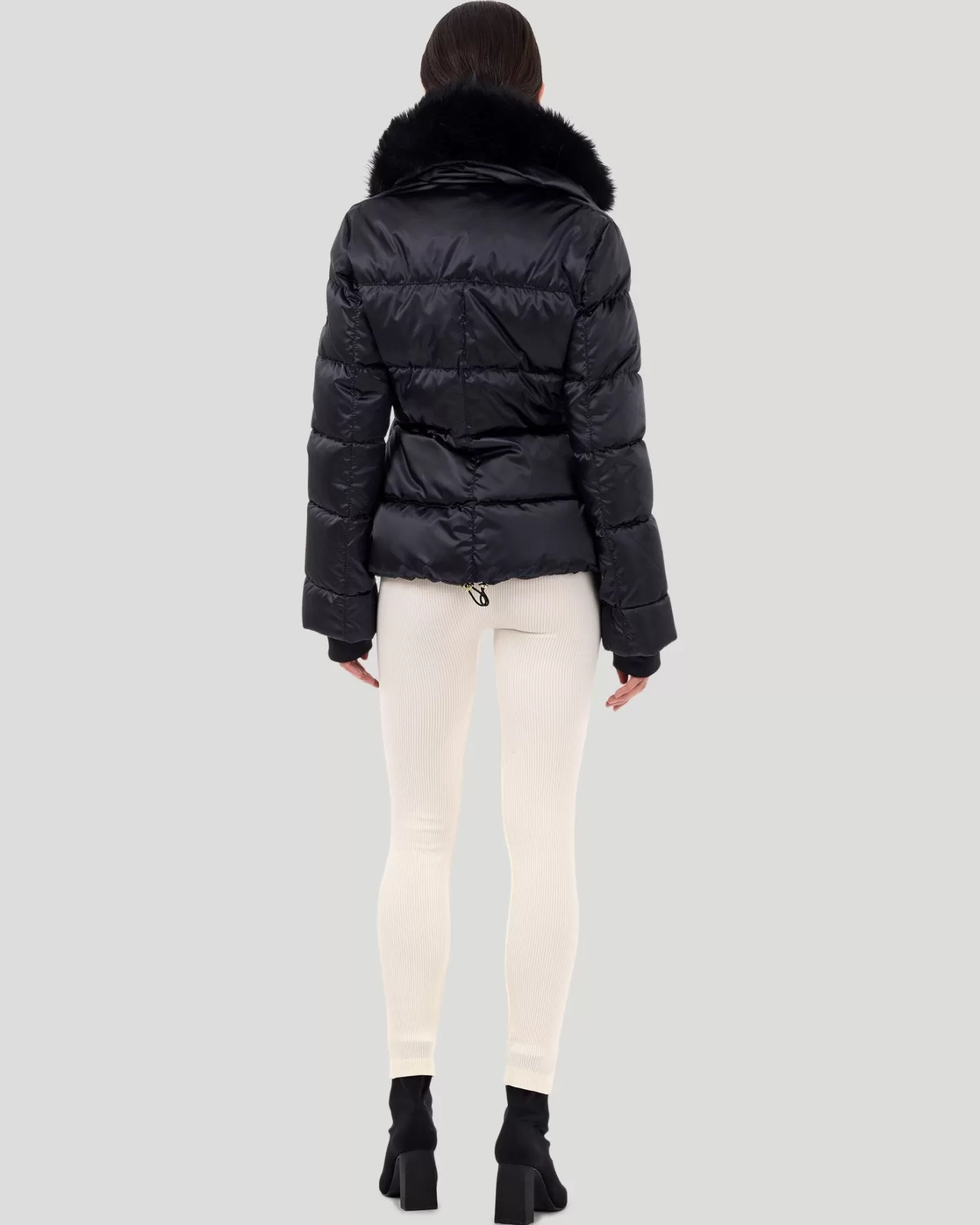 Women GORSKI Montreal Après-Ski Jacket With Detachable Toscana Shearling Lamb Collar