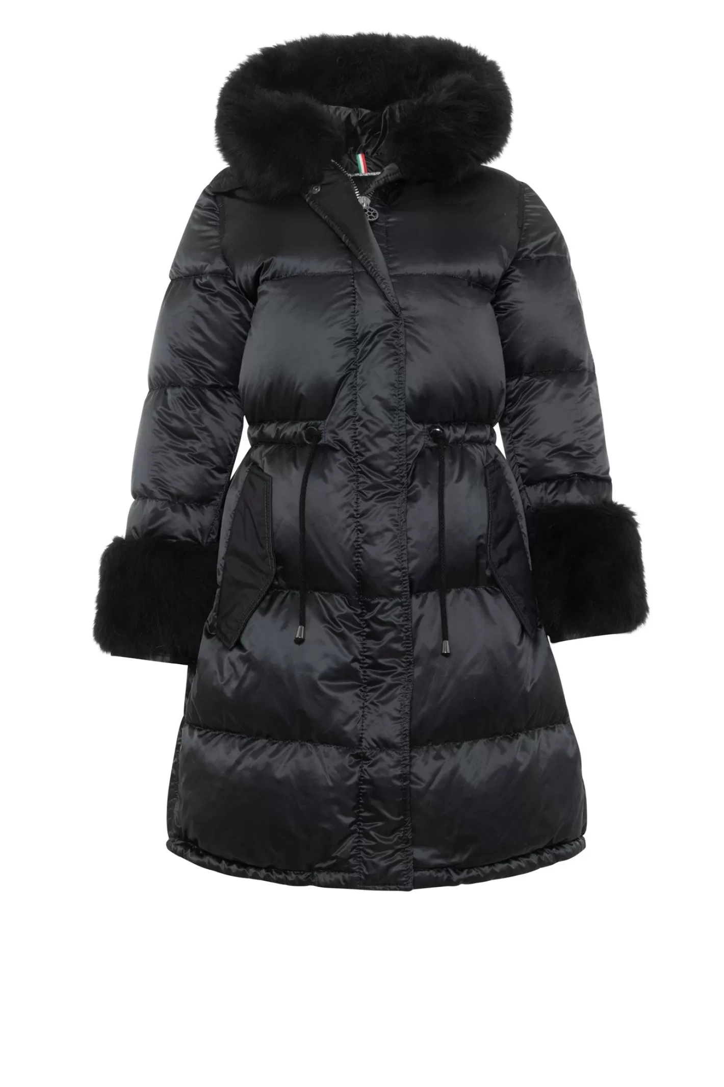 Women GORSKI Montreal Après-Ski Jacket With Detachable Toscana Shearling Lamb Hood Trim & Toscana Shearling Lamb Cuffs