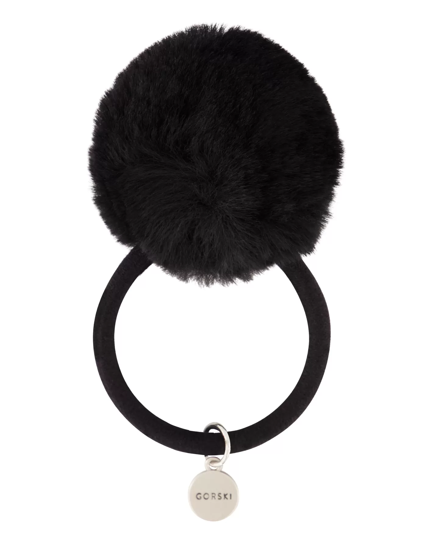 Women GORSKI Montreal HAIR ELASTIC WITH SHEARLING LAMB POMPOM