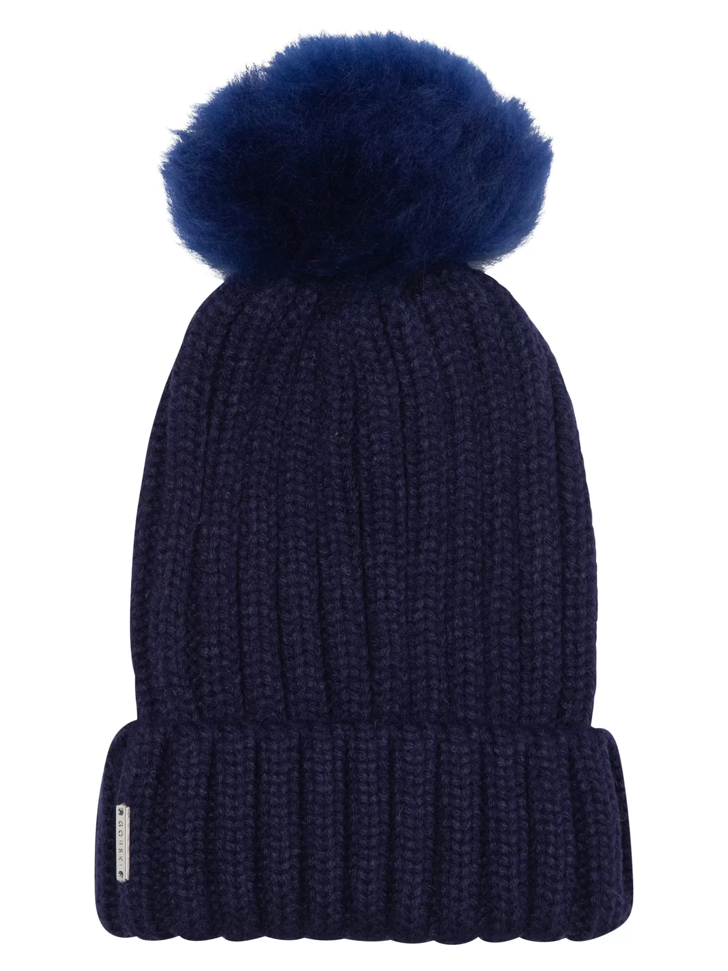 Women GORSKI Montreal Knit Hat With Toscana Shearling Lamb Pompom