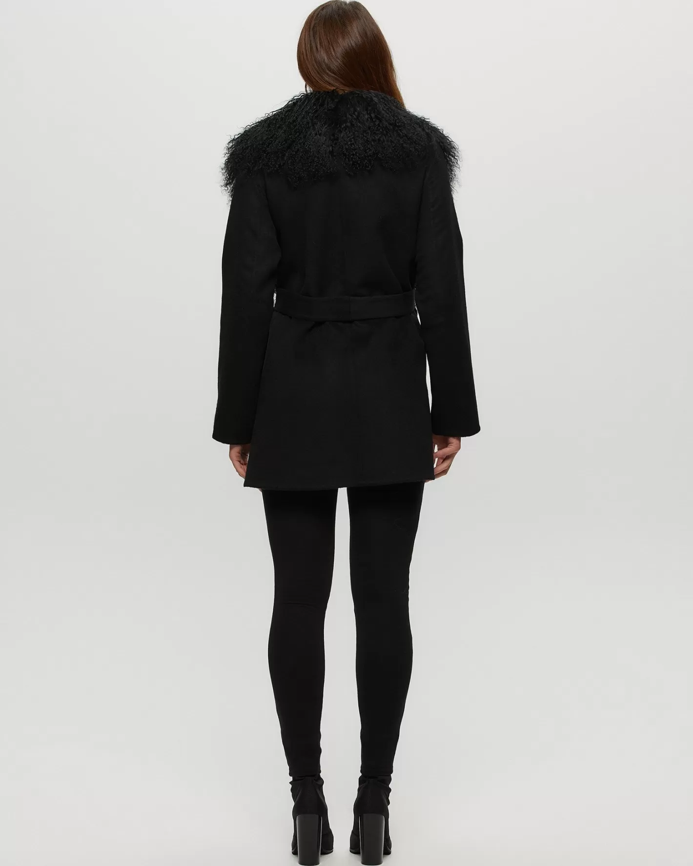 Women GORSKI Montreal Loro Piana Cashmere & Wool Jacket With Select Lamb Trim