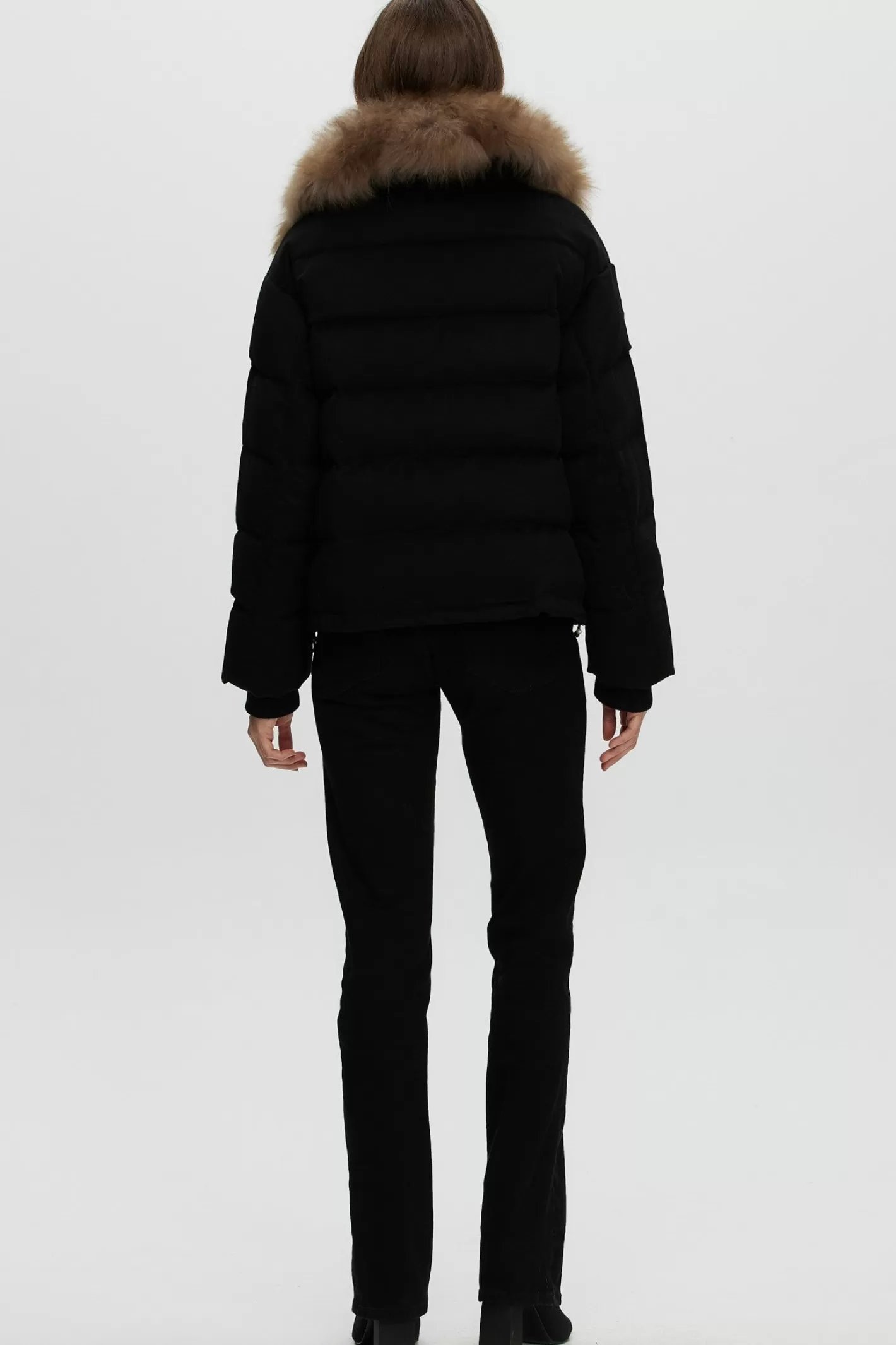 Women GORSKI Montreal Loro Piana Cashmere Down Jacket With Select Cashmere Goat Collar