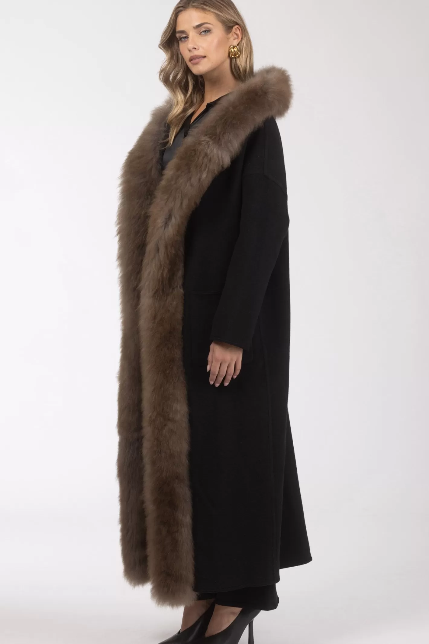 Women GORSKI Montreal Loro Piana Cashmere Parka With Select Cashmere Goat Trim