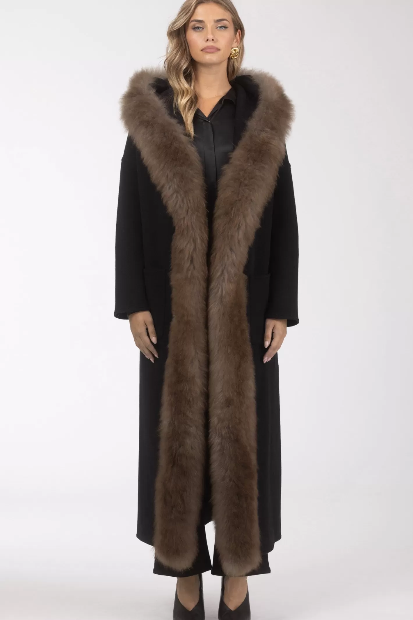 Women GORSKI Montreal Loro Piana Cashmere Parka With Select Cashmere Goat Trim
