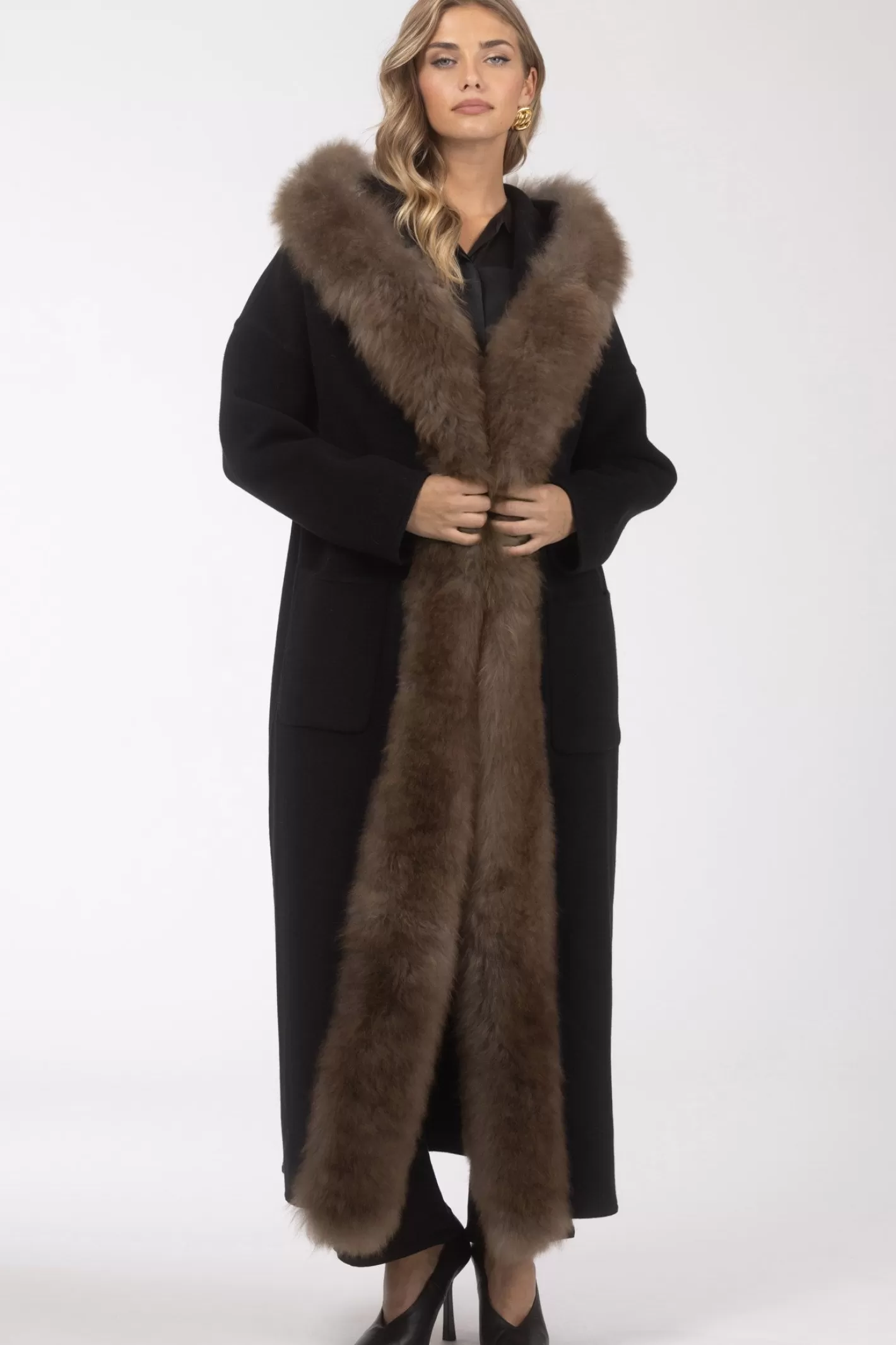 Women GORSKI Montreal Loro Piana Cashmere Parka With Select Cashmere Goat Trim
