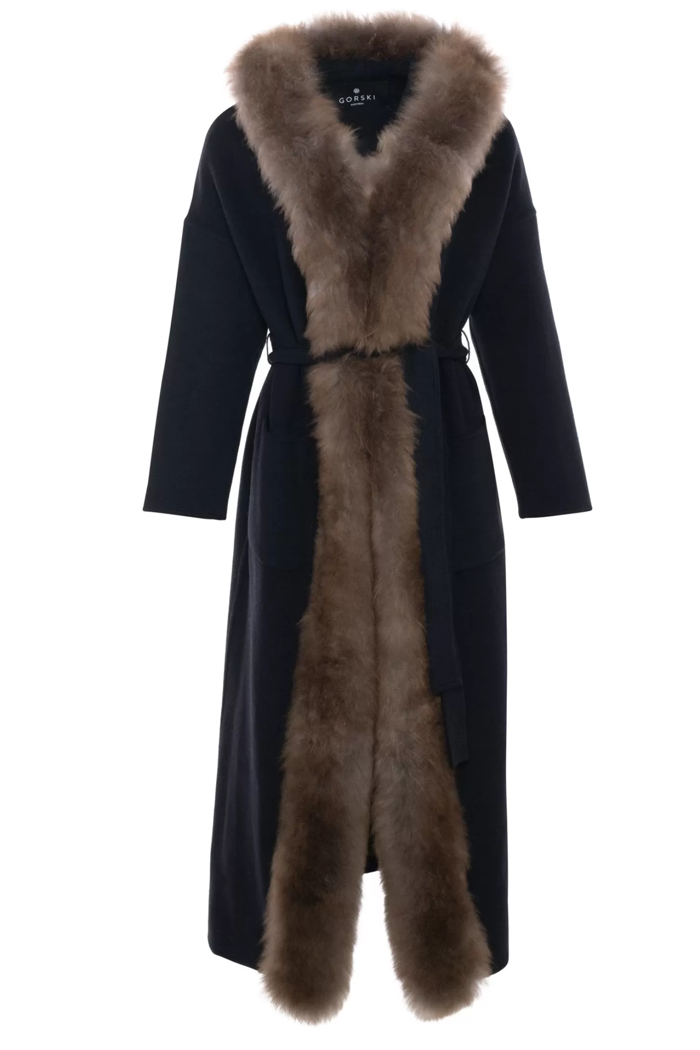 Women GORSKI Montreal Loro Piana Cashmere Parka With Select Cashmere Goat Trim