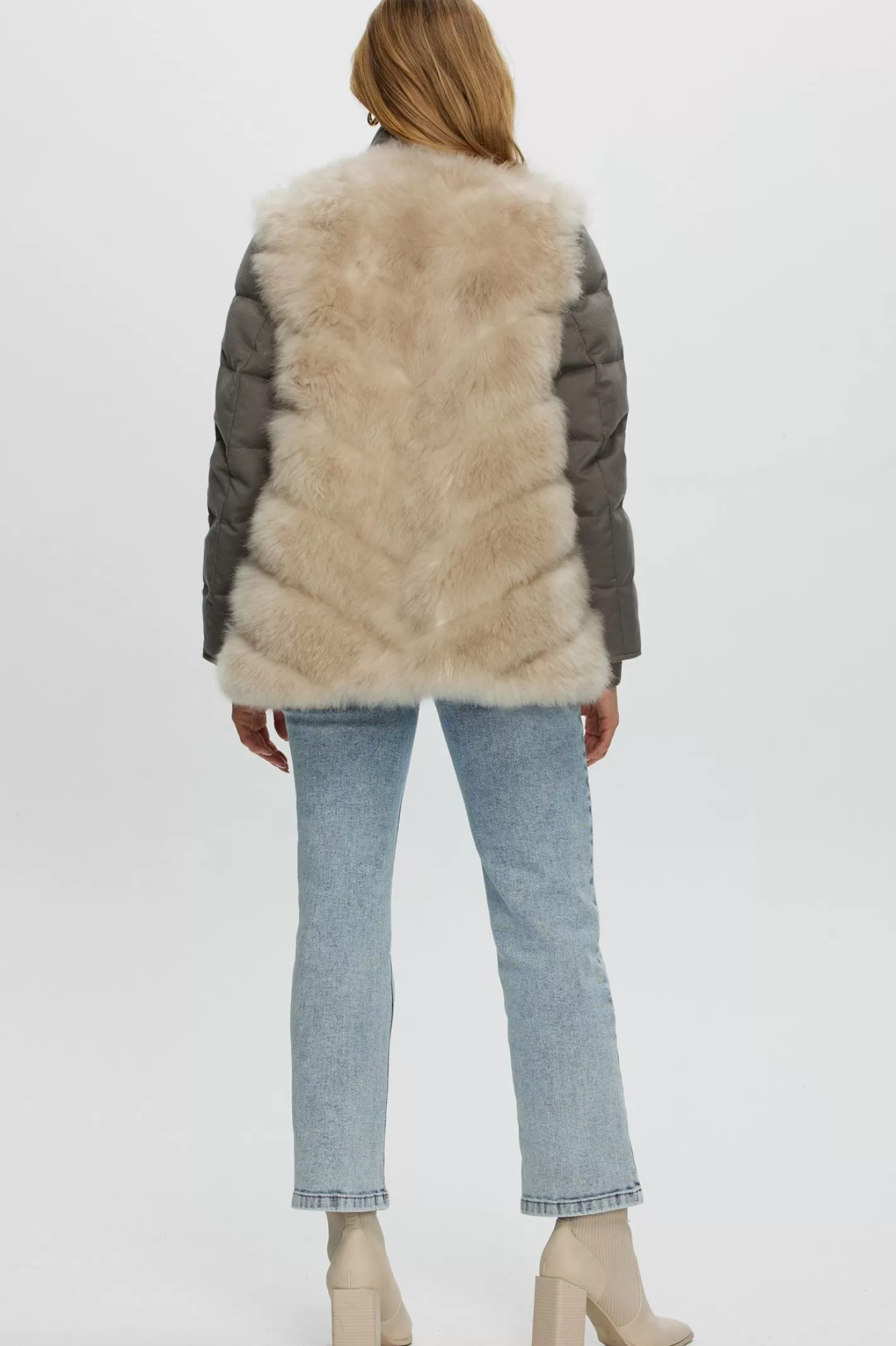 Women GORSKI Montreal Loro Piana Cashmere Quilted Down Jacket With Detachable Select Cashmere Goat Vest (2 Pcs)