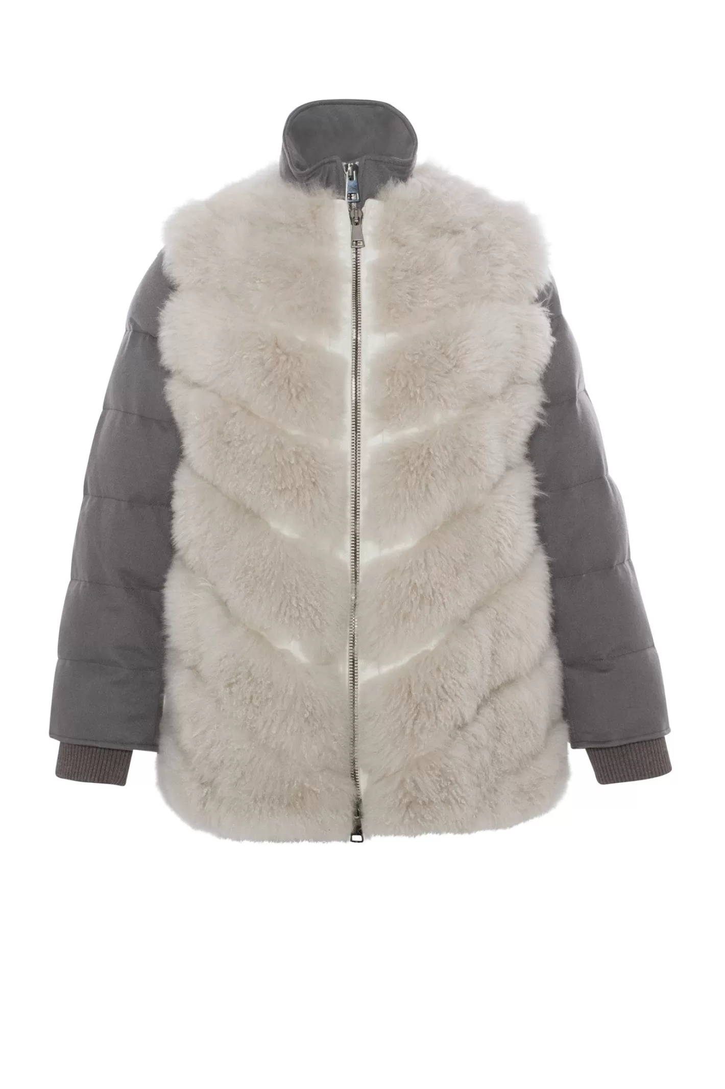 Women GORSKI Montreal Loro Piana Cashmere Quilted Down Jacket With Detachable Select Cashmere Goat Vest (2 Pcs)