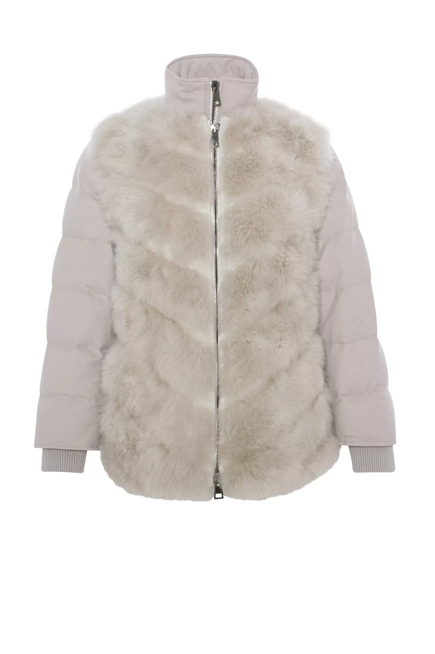 Women GORSKI Montreal Loro Piana Cashmere Quilted Down Jacket With Detachable Select Cashmere Goat Vest (2 Pcs)