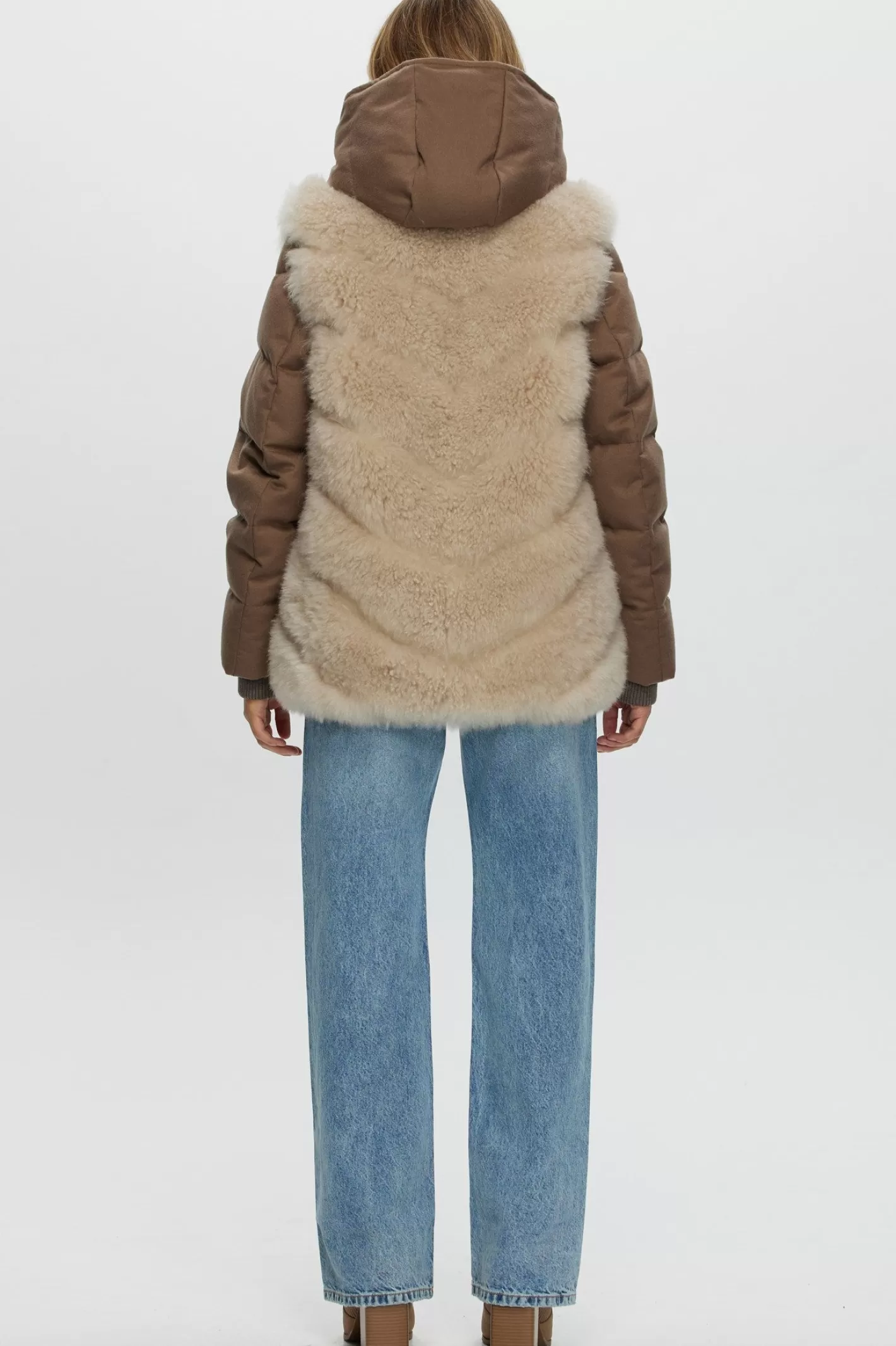 Women GORSKI Montreal Loro Piana Cashmere Quilted Down Parka With Detachable Select Cashmere Goat Vest (2 Pcs)