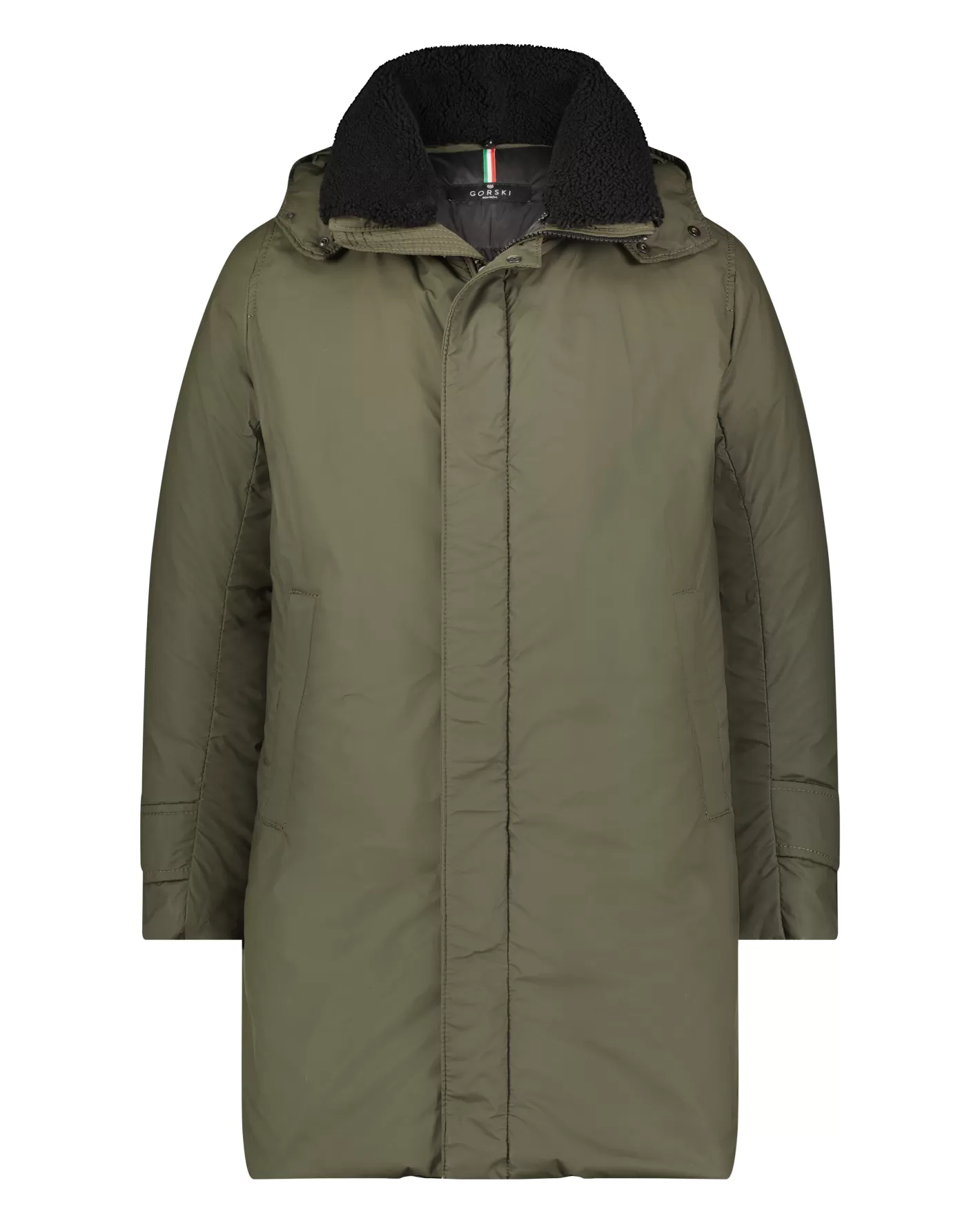 GORSKI Montreal Men's Après-Ski Parka With Detachable Shearling Lamb Trim