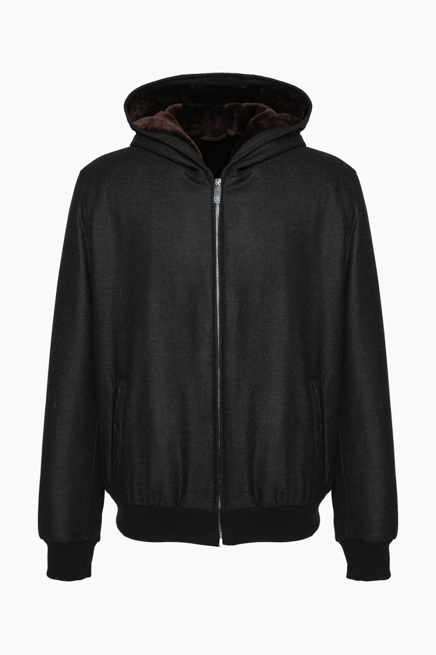 GORSKI Montreal Men's Loro Piana Cashmere & Wool Jacket With Select Shearling Lamb Lining