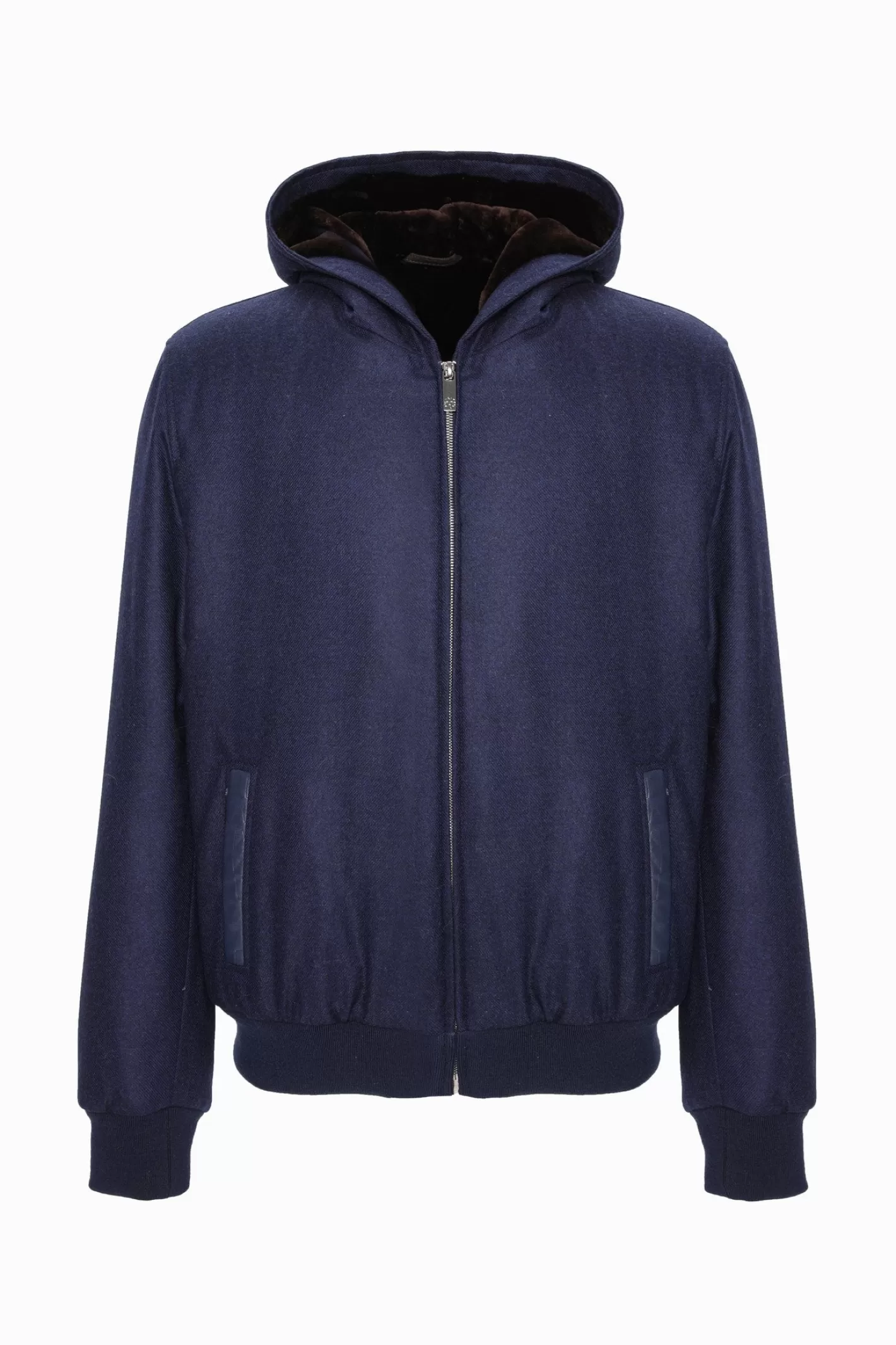 GORSKI Montreal Men's Loro Piana Cashmere & Wool Jacket With Select Shearling Lamb Lining