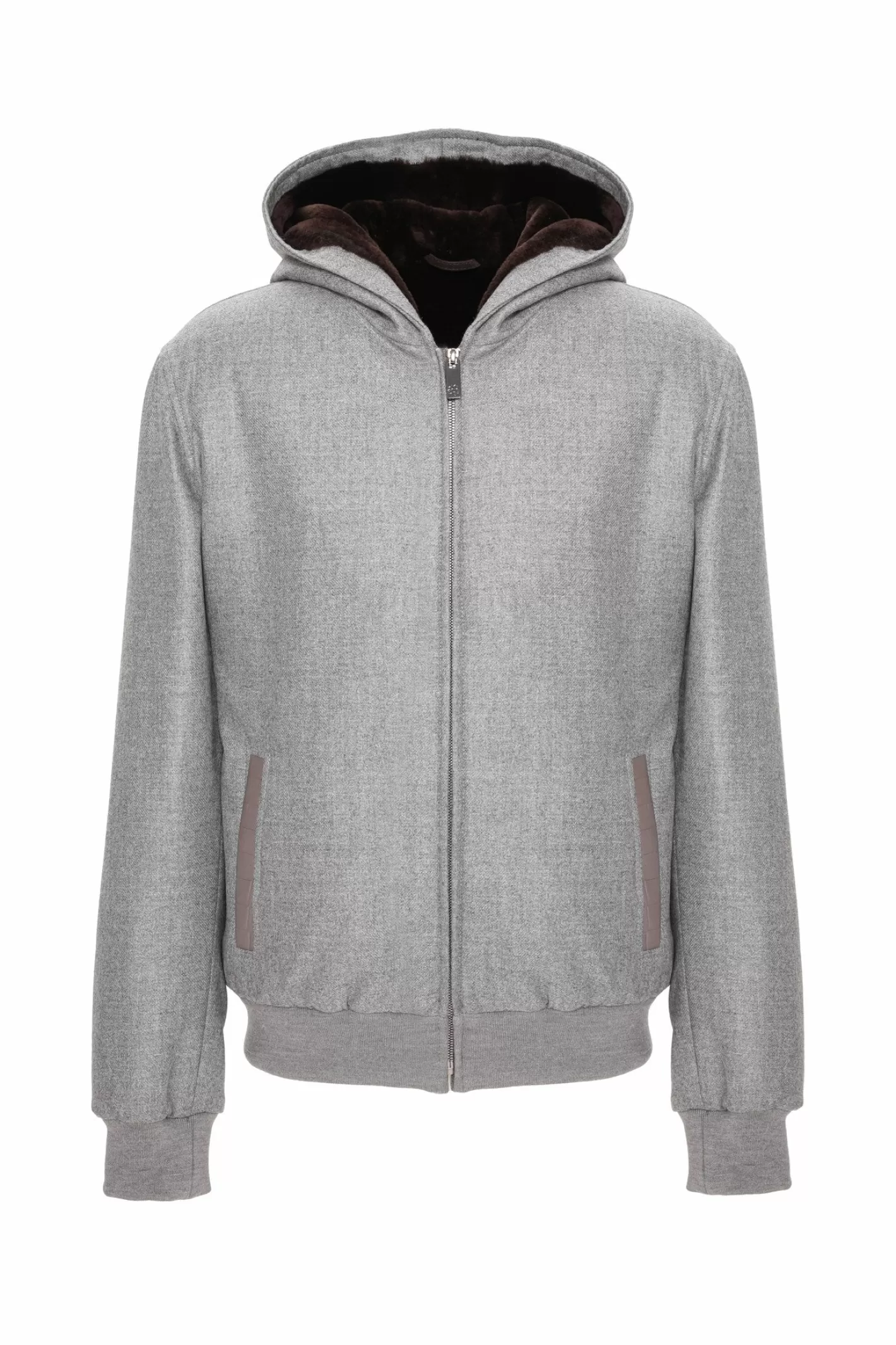 GORSKI Montreal Men's Loro Piana Cashmere & Wool Jacket With Select Shearling Lamb Lining