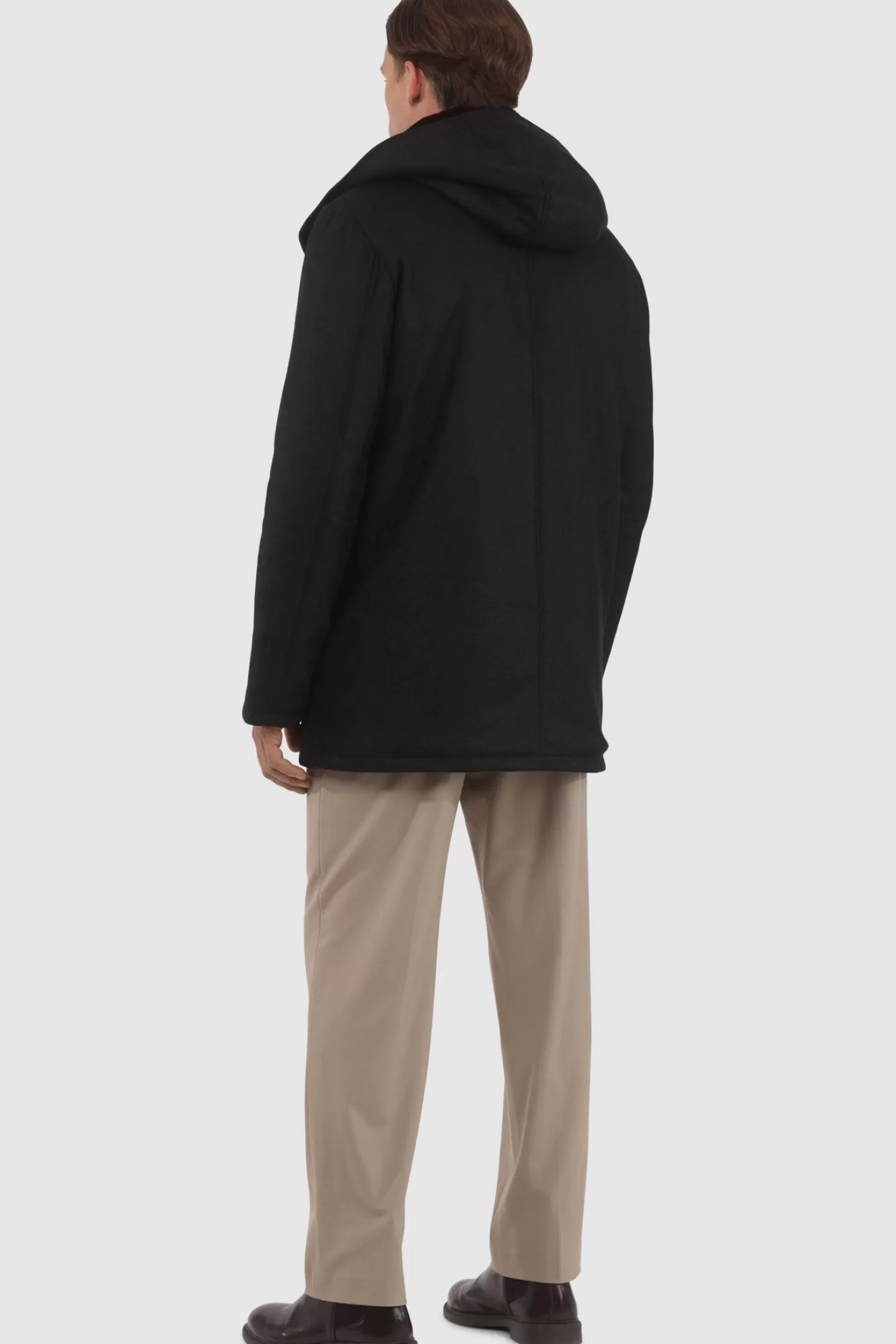 GORSKI Montreal Men's Loro Piana Cashmere & Wool Parka With Select Shearling Lamb Lining