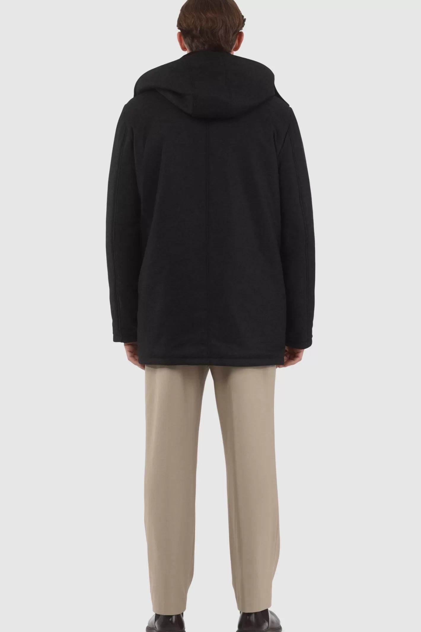 GORSKI Montreal Men's Loro Piana Cashmere & Wool Parka With Select Shearling Lamb Lining