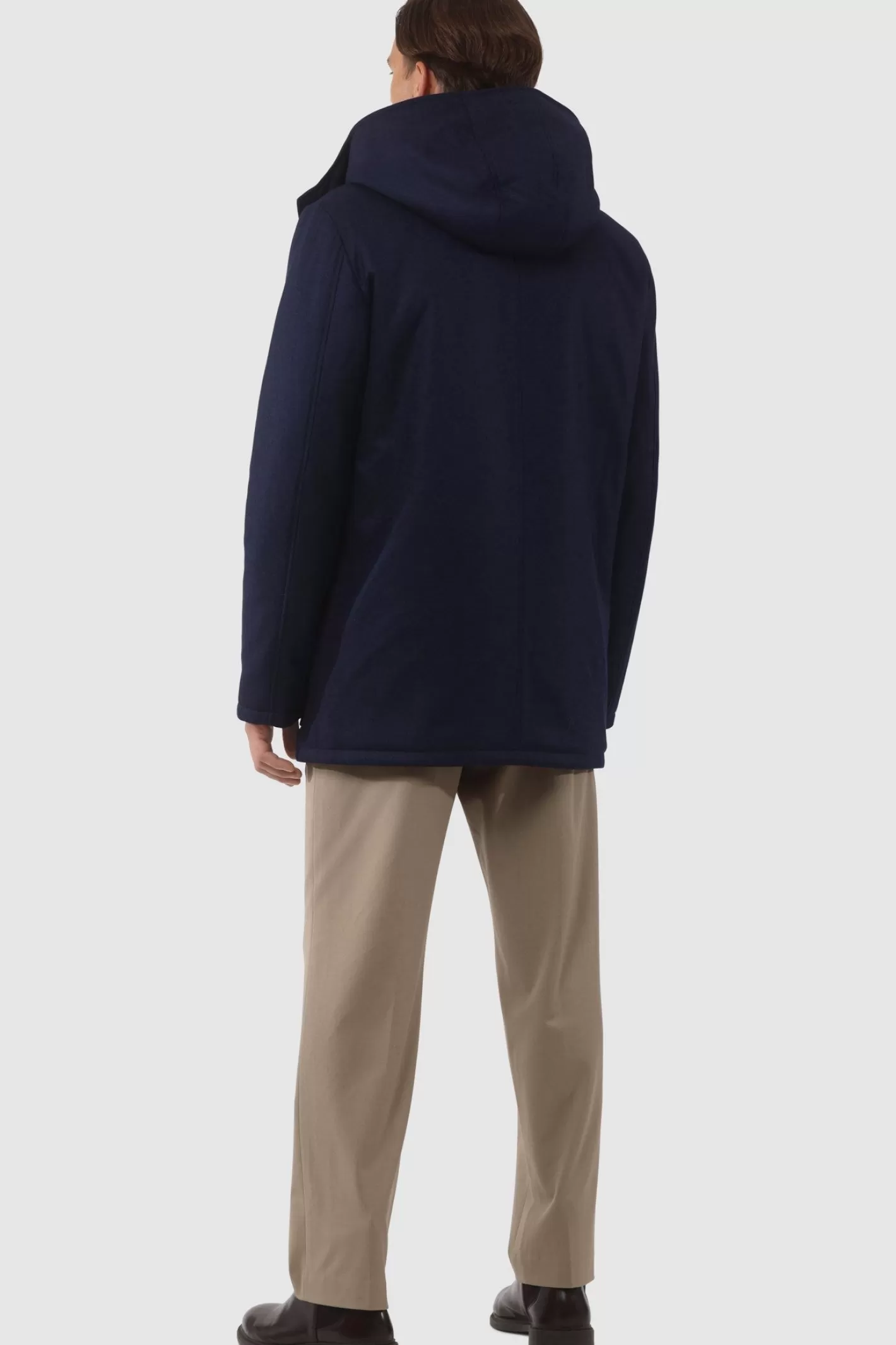 GORSKI Montreal Men's Loro Piana Cashmere & Wool Parka With Select Shearling Lamb Lining