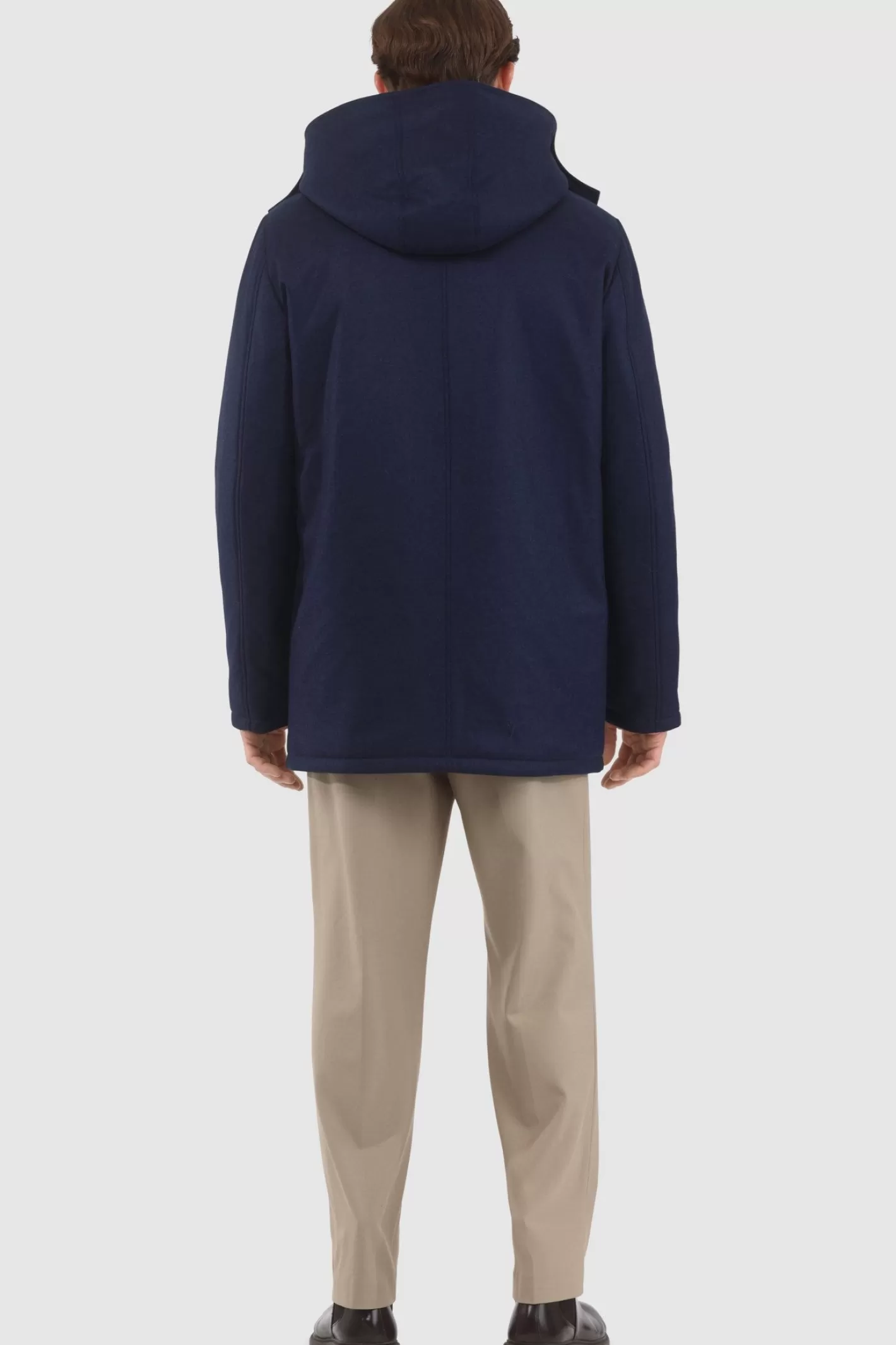 GORSKI Montreal Men's Loro Piana Cashmere & Wool Parka With Select Shearling Lamb Lining