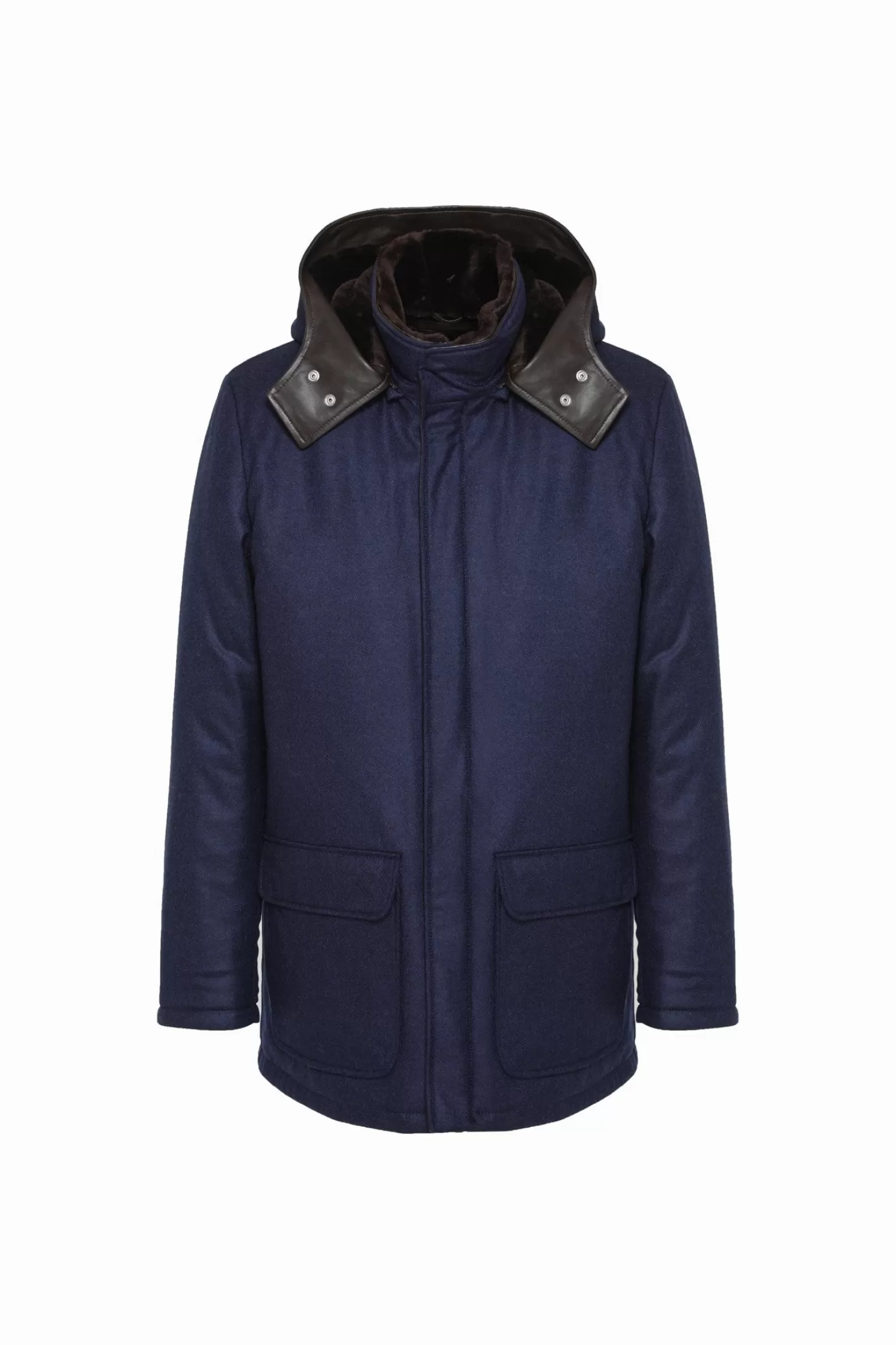 GORSKI Montreal Men's Loro Piana Cashmere & Wool Parka With Select Shearling Lamb Lining