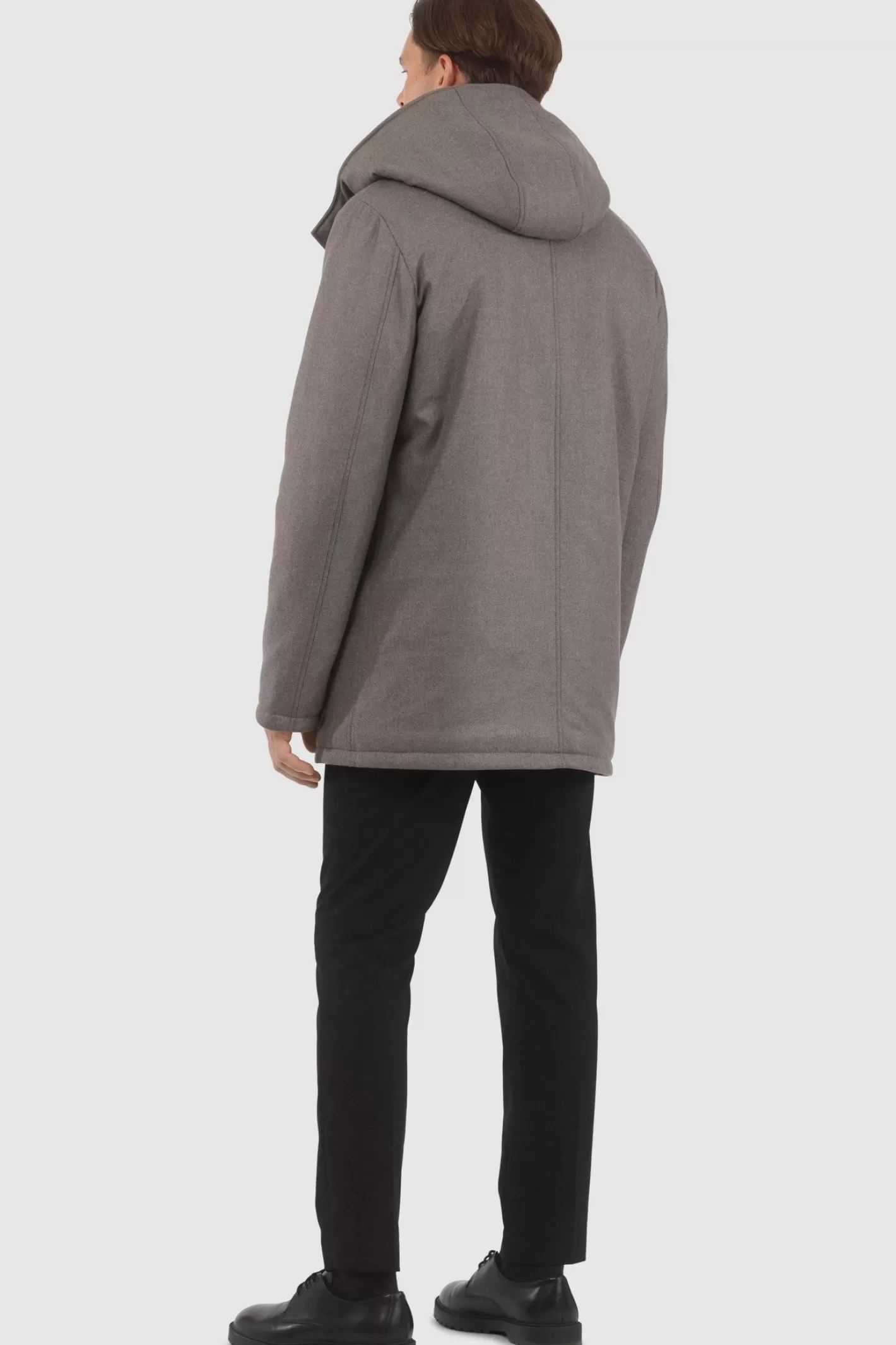 GORSKI Montreal Men's Loro Piana Cashmere & Wool Parka With Select Shearling Lamb Lining