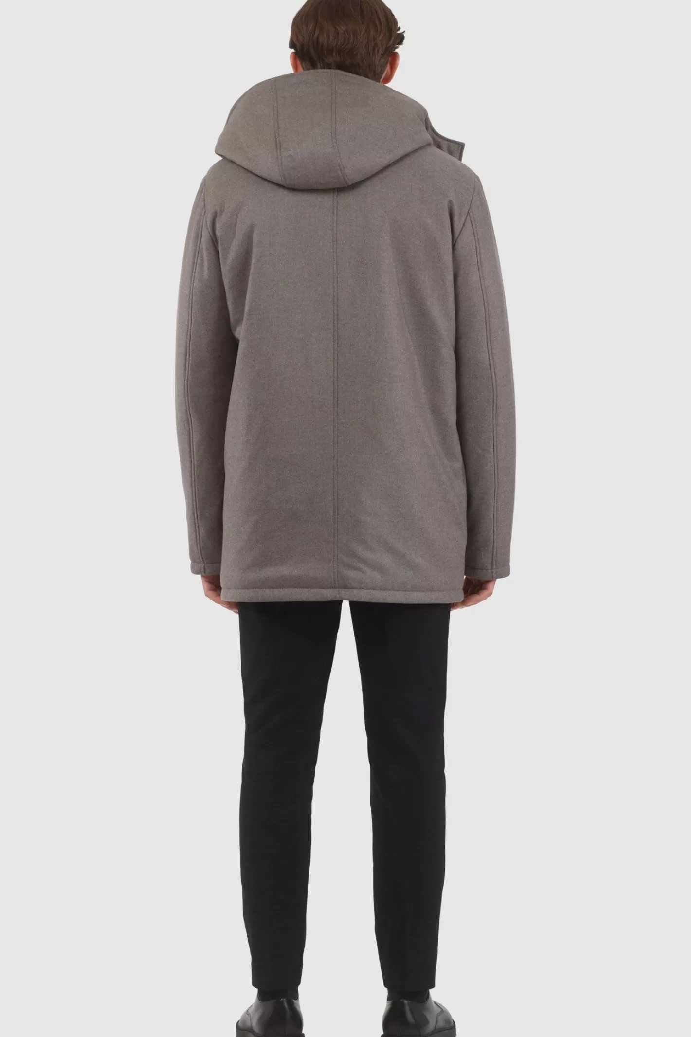 GORSKI Montreal Men's Loro Piana Cashmere & Wool Parka With Select Shearling Lamb Lining