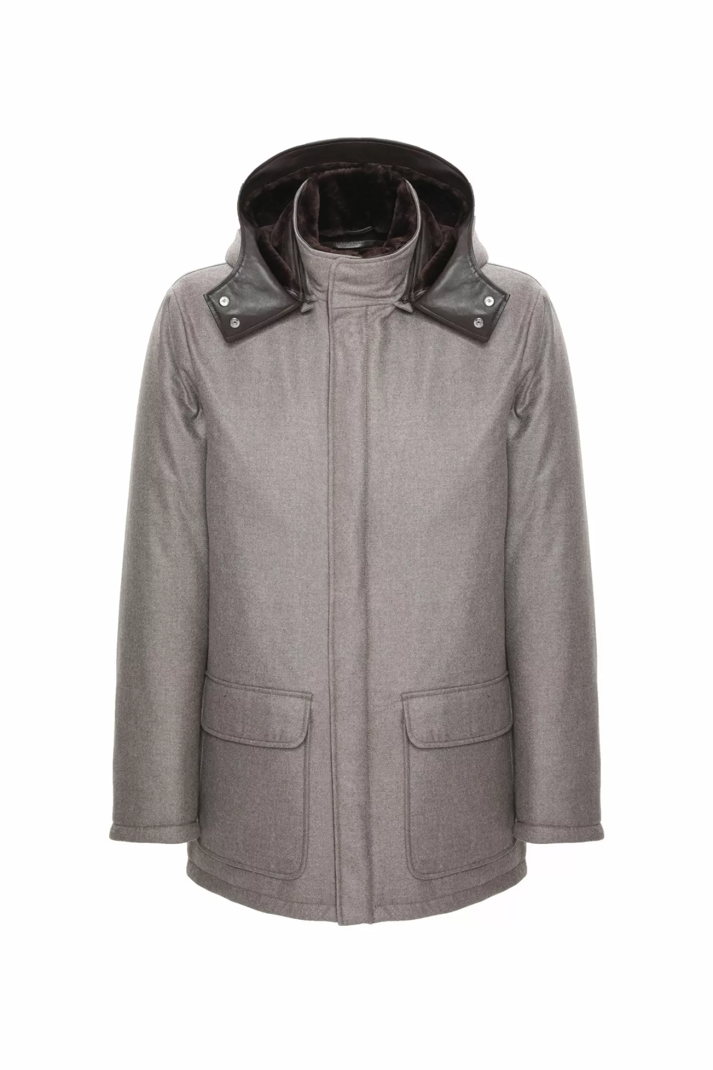 GORSKI Montreal Men's Loro Piana Cashmere & Wool Parka With Select Shearling Lamb Lining