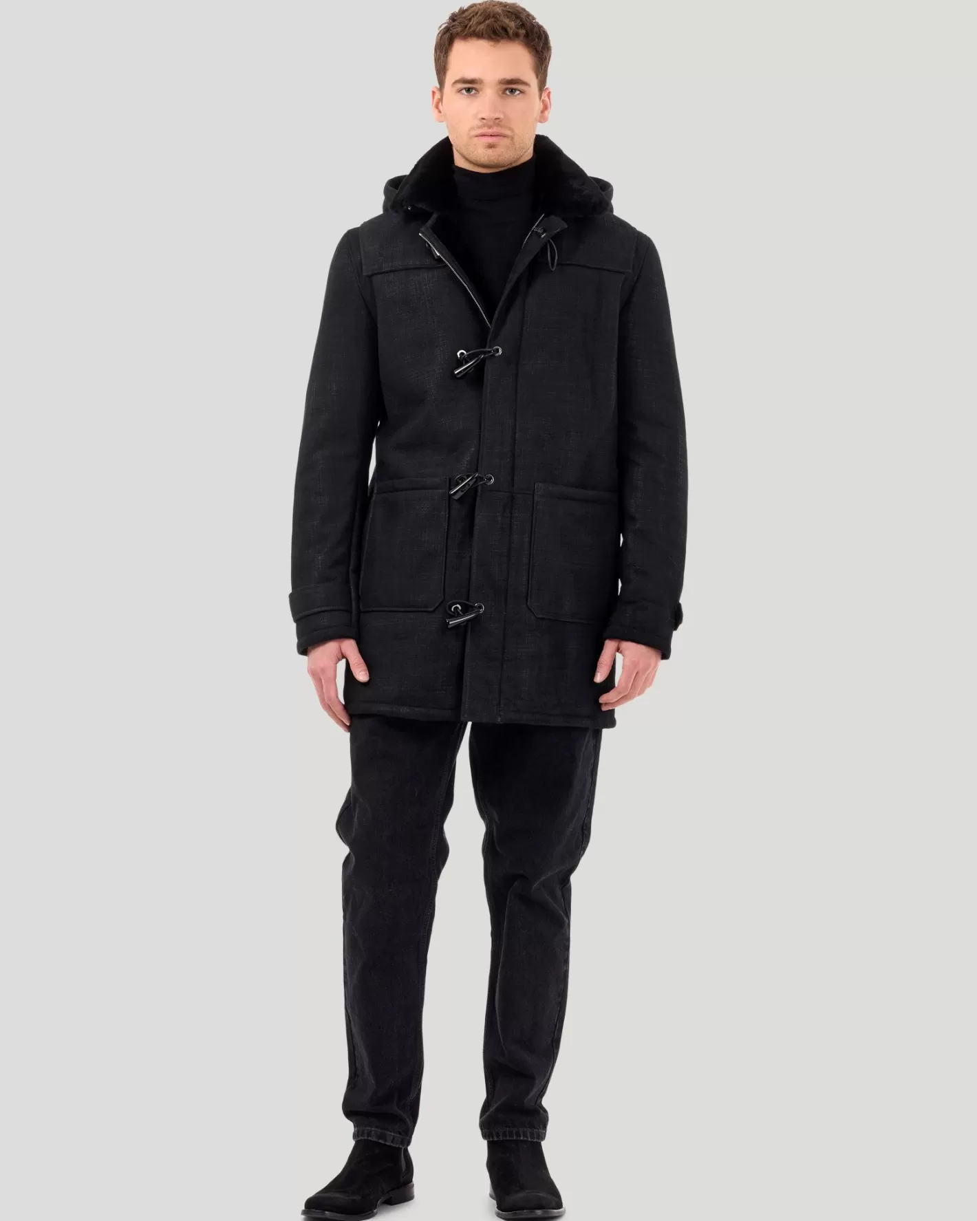 GORSKI Montreal Men's Merino Shearling Lamb Parka