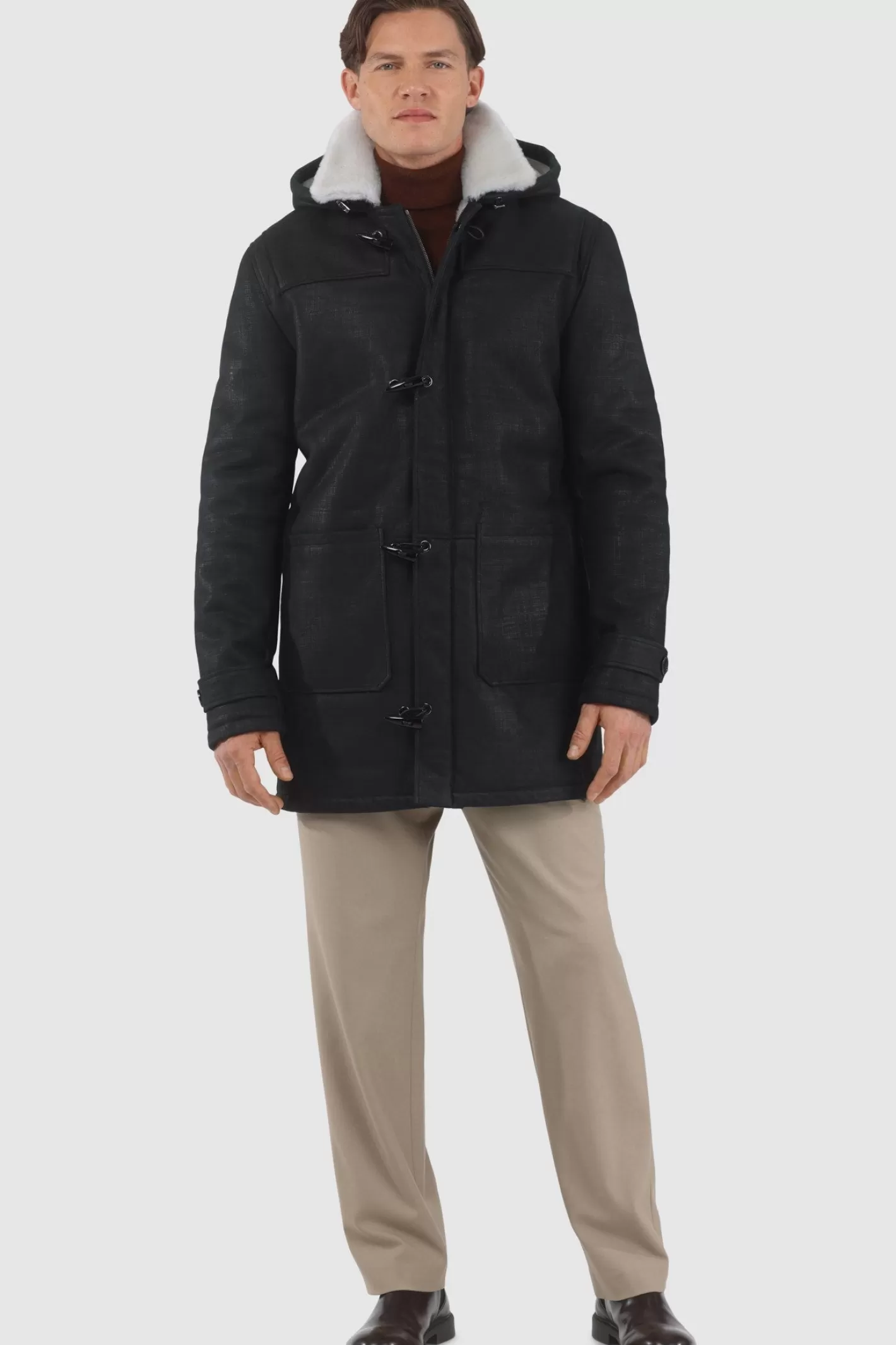 GORSKI Montreal Men's Merino Shearling Lamb Parka