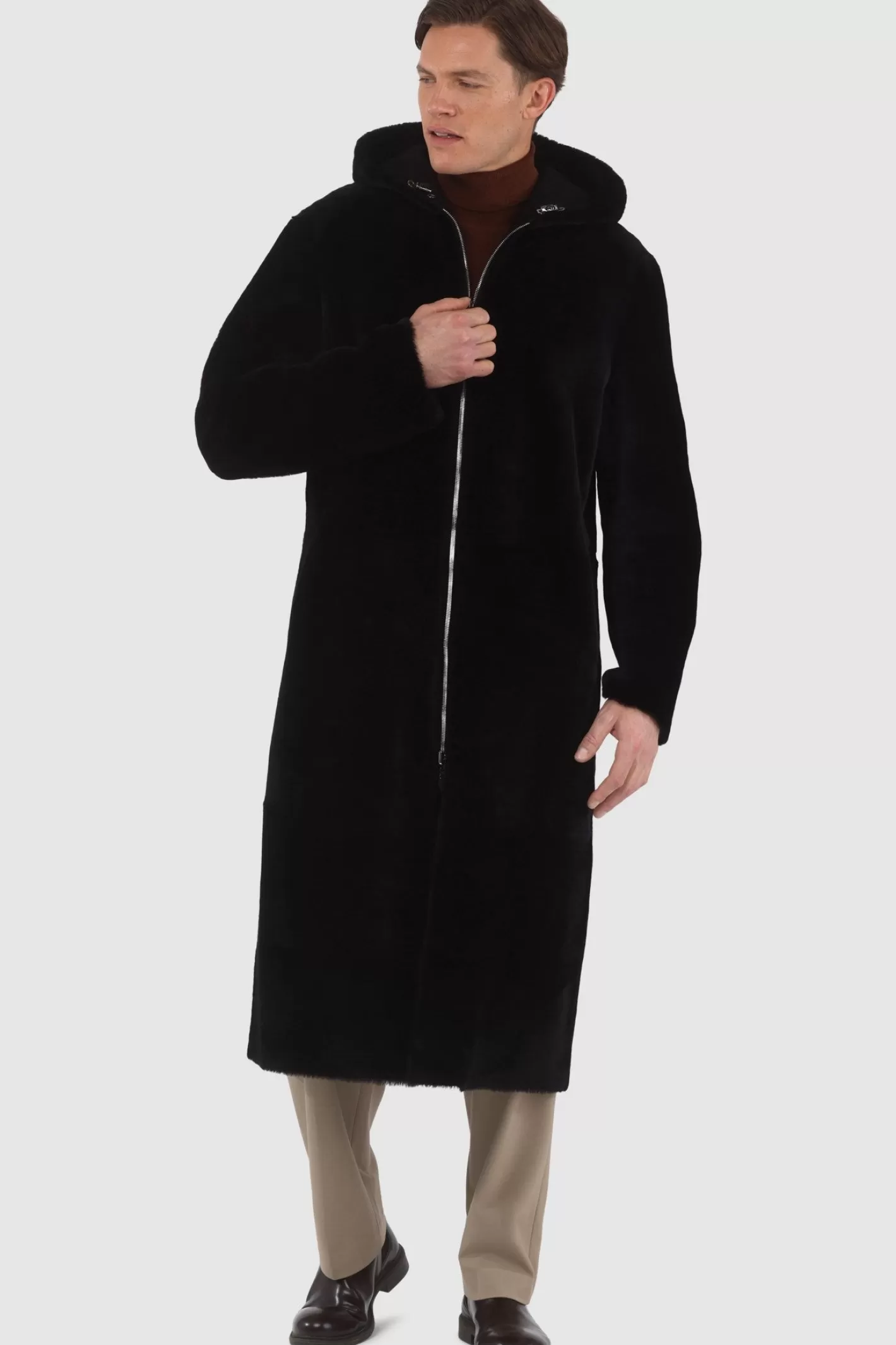 GORSKI Montreal Men's Reversible Merino Shearling Lamb Parka