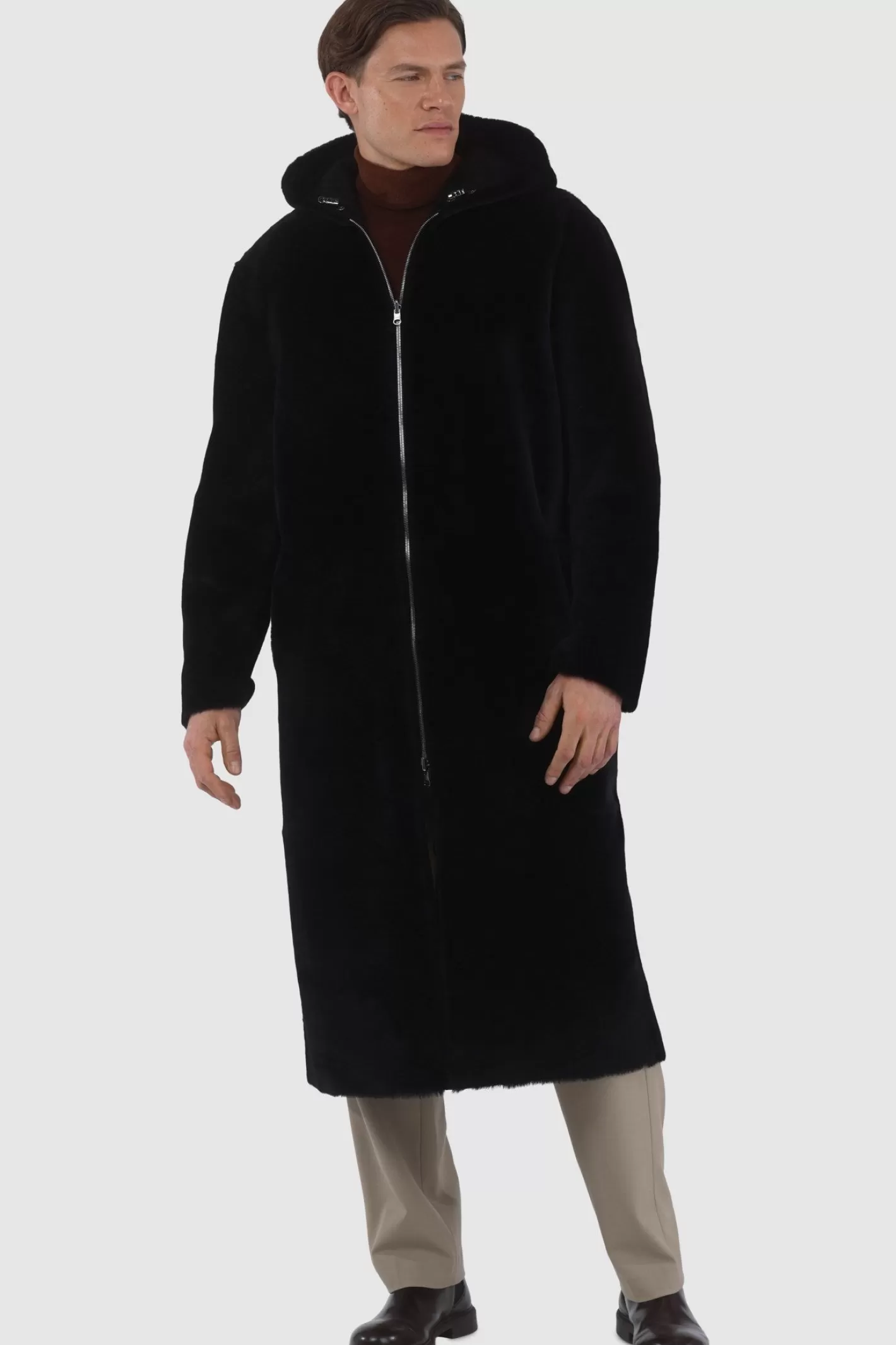 GORSKI Montreal Men's Reversible Merino Shearling Lamb Parka