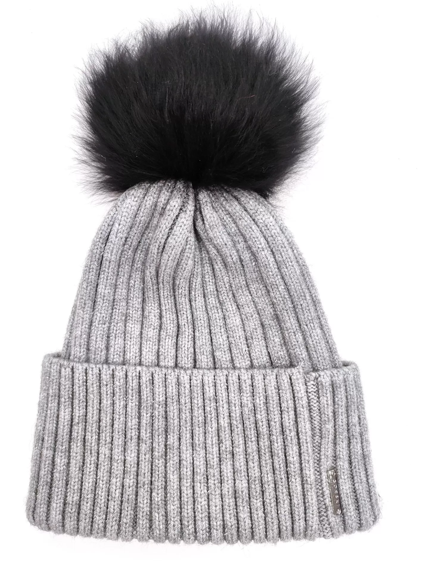 Women GORSKI Montreal Metallic Wool Blend Knit Hat With Select Lamb Pompom