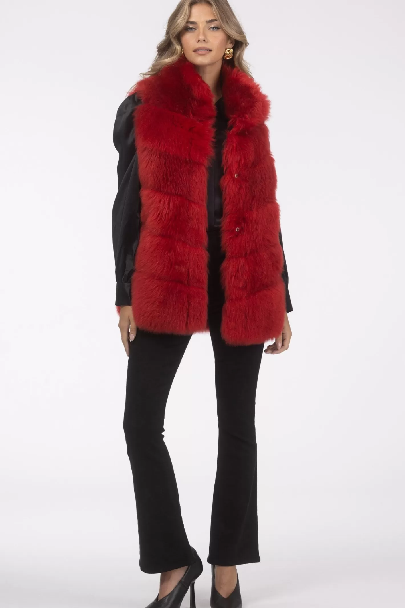 Women GORSKI Montreal Reversible Merinillo Shearling Lamb Vest