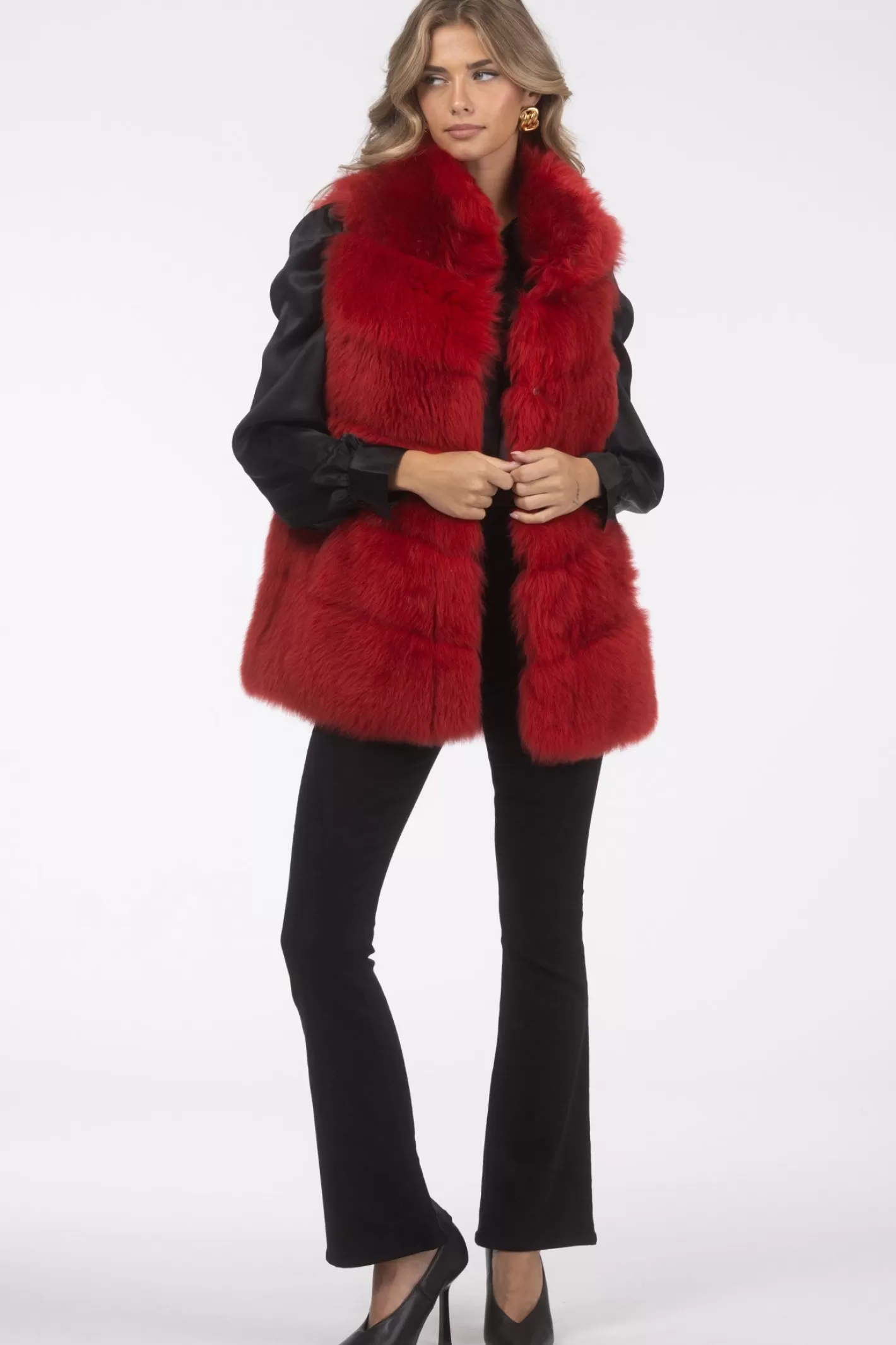 Women GORSKI Montreal Reversible Merinillo Shearling Lamb Vest