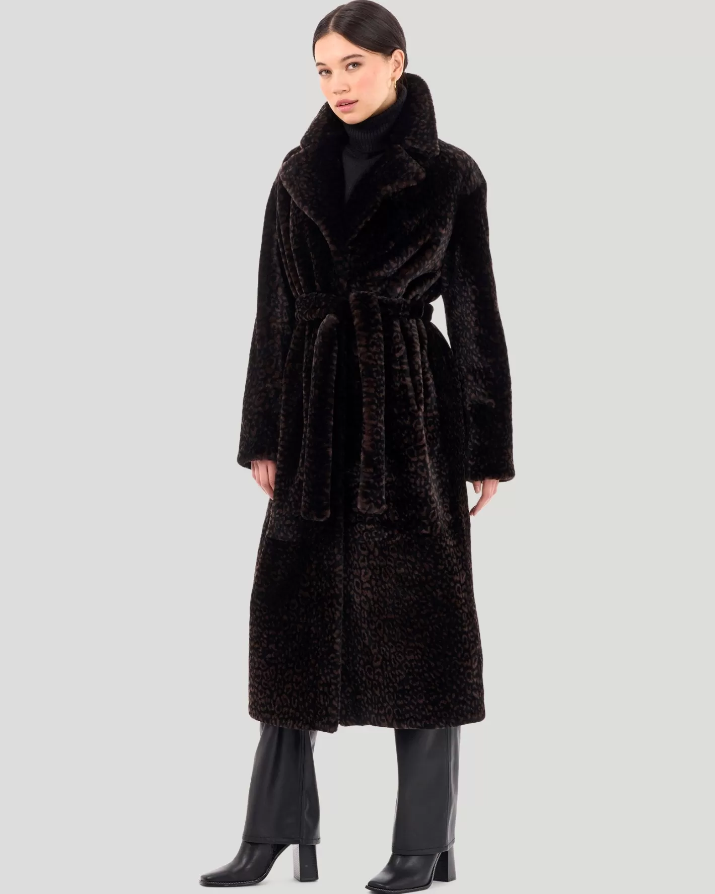 Women GORSKI Montreal Reversible Select Shearling Lamb Coat