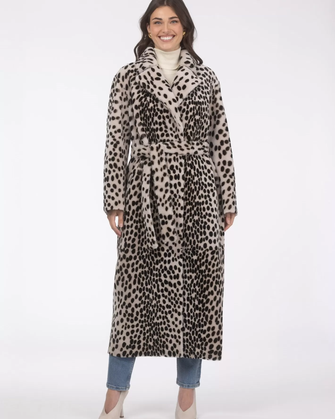 Women GORSKI Montreal Reversible Select Shearling Lamb Coat