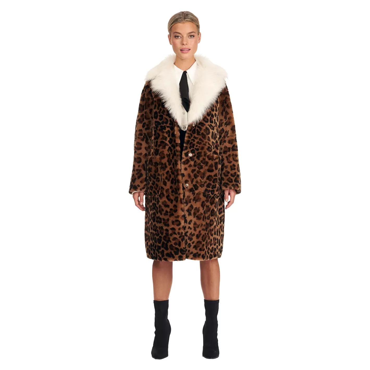 Women GORSKI Montreal Reversible Shearling Lamb Coat