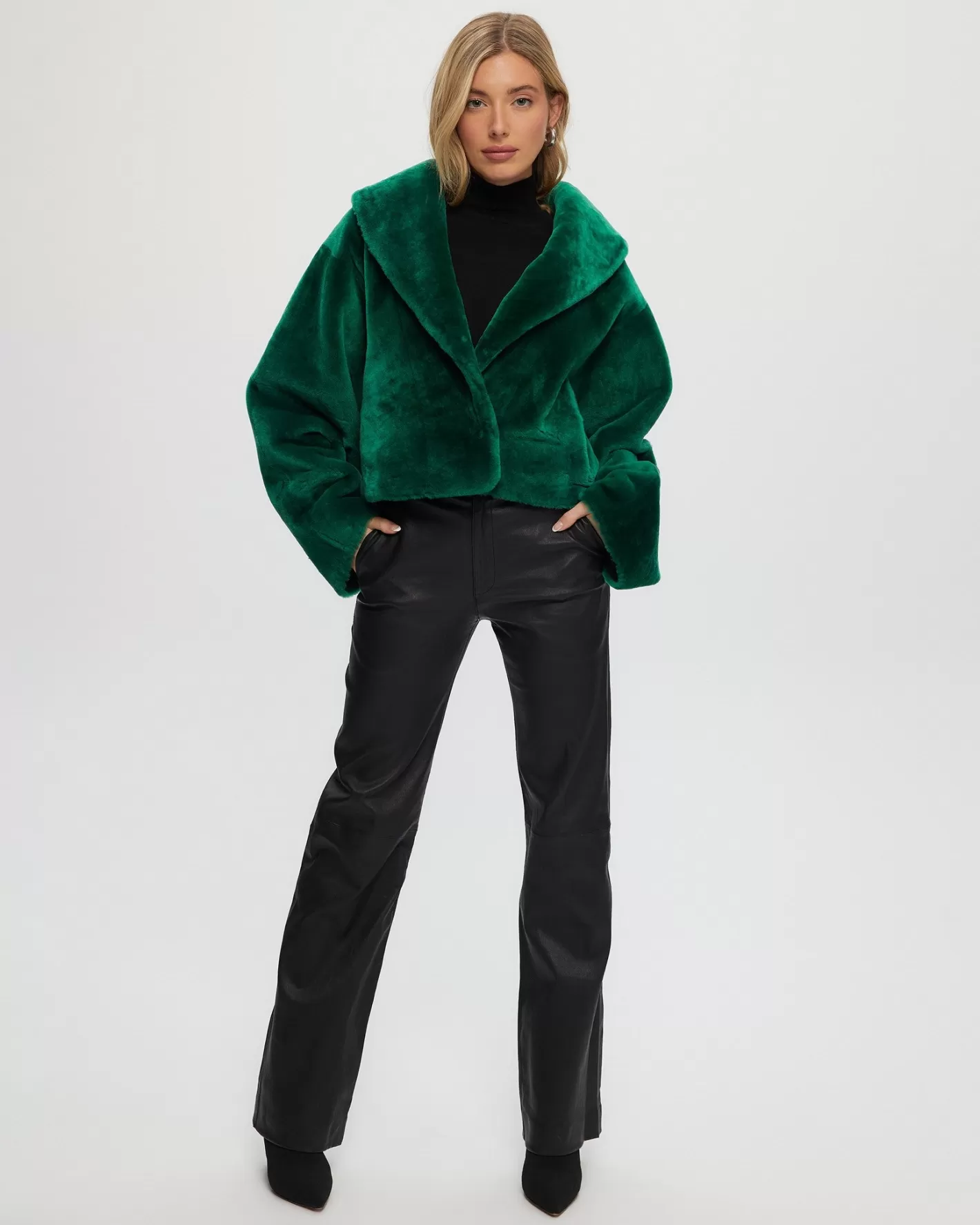 Women GORSKI Montreal REVERSIBLE SHEARLING LAMB JACKET