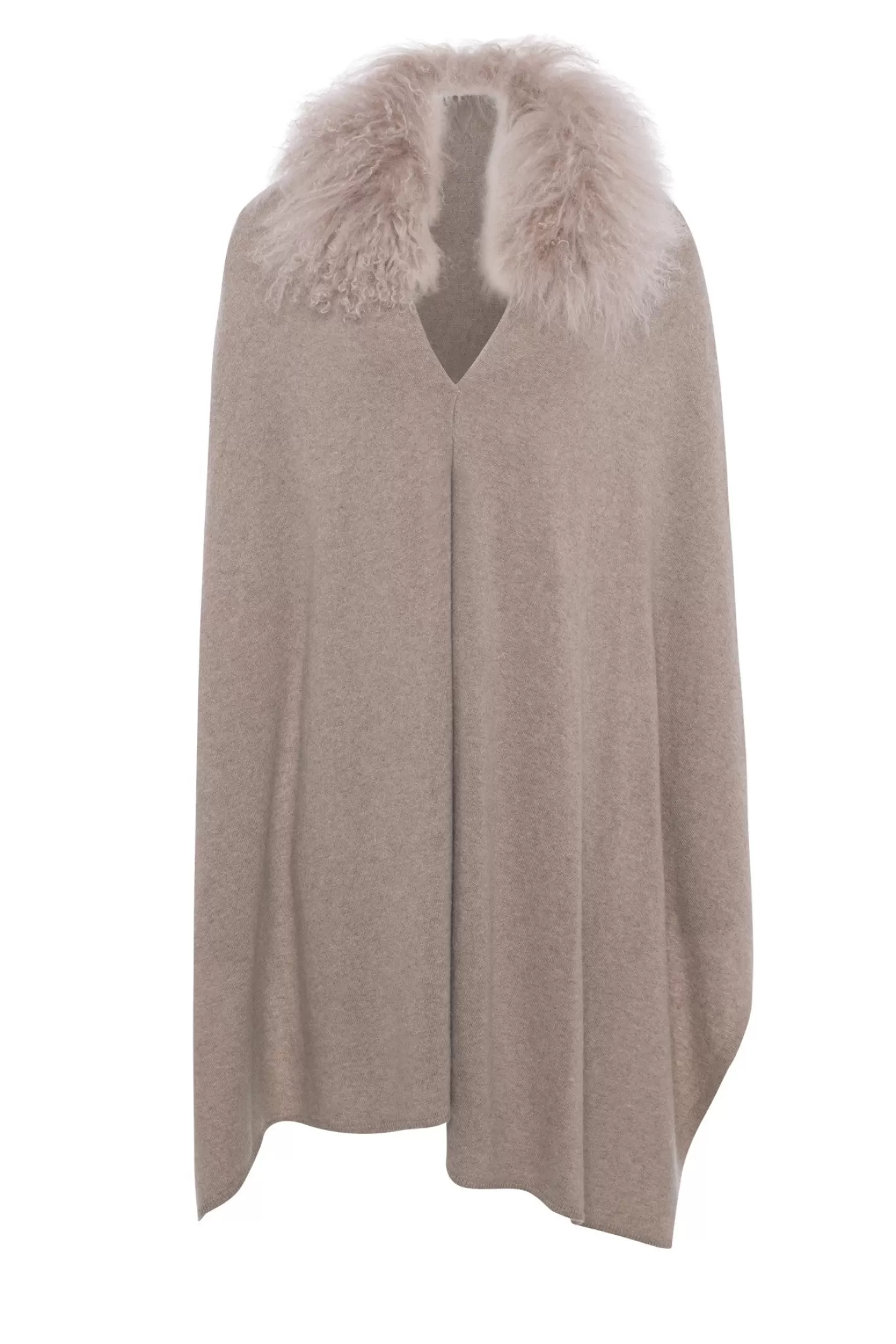 Women GORSKI Montreal Select Cashmere And Merino Wool Blend Stole With Select Mongolian Lamb Trim