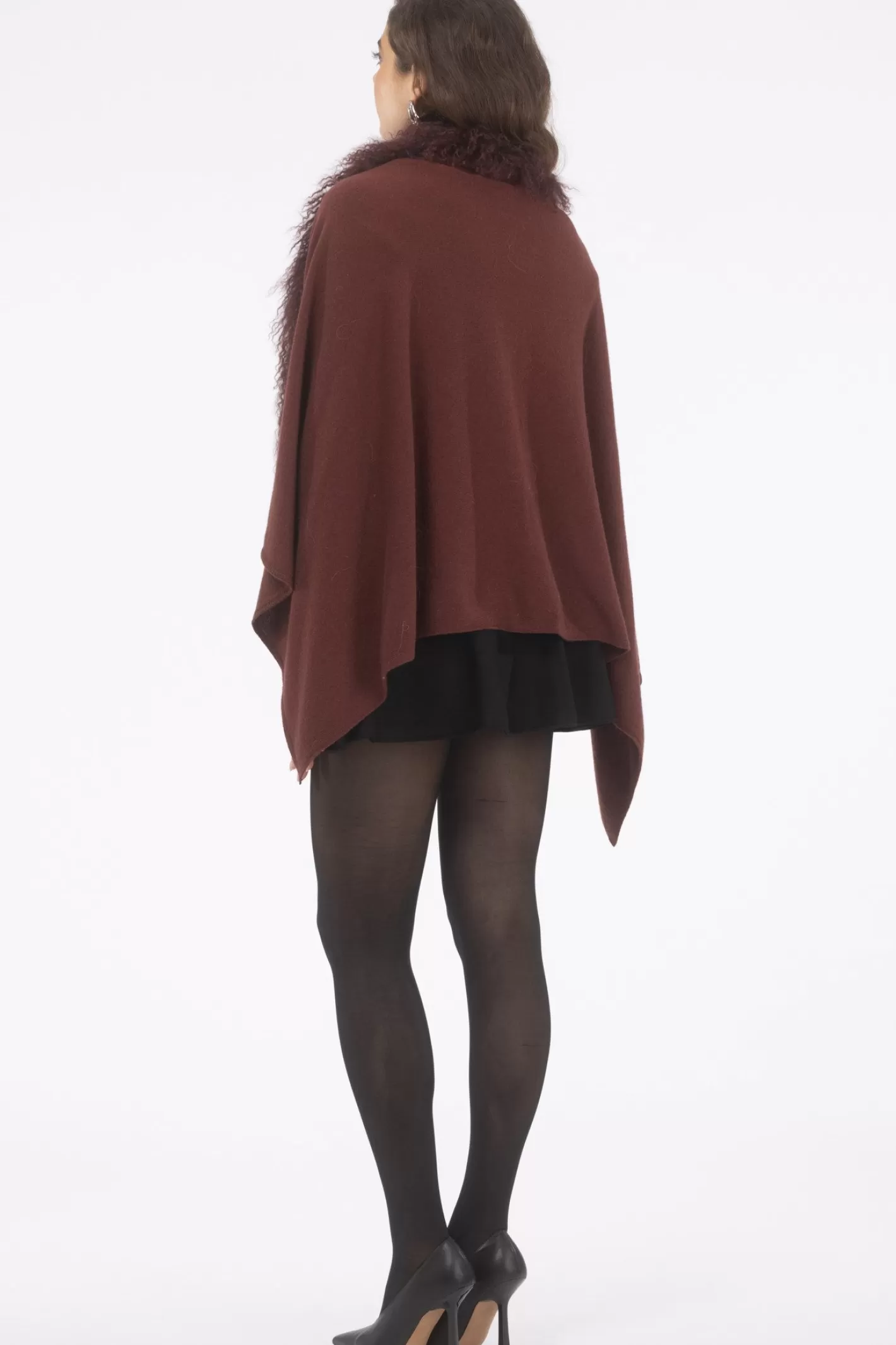 Women GORSKI Montreal Select Cashmere And Merino Wool Blend Stole With Select Mongolian Lamb Trim
