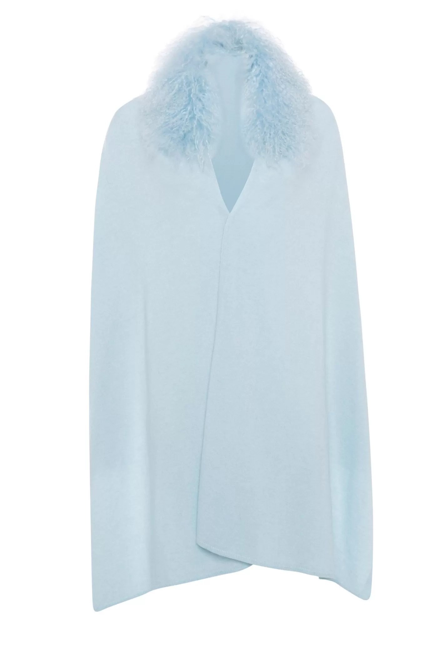 Women GORSKI Montreal Select Cashmere And Merino Wool Blend Stole With Select Mongolian Lamb Trim