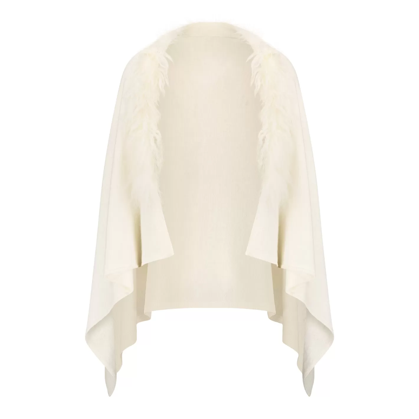 Women GORSKI Montreal Select Cashmere And Merino Wool Blend Stole With Select Mongolian Lamb Trim