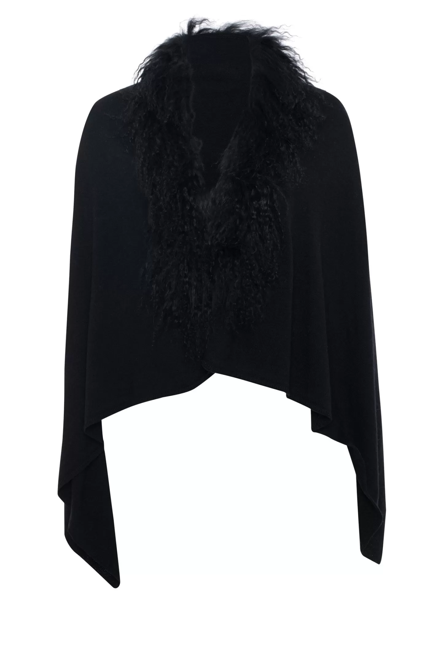 Women GORSKI Montreal Select Cashmere And Merino Wool Blend Stole With Select Mongolian Lamb Trim