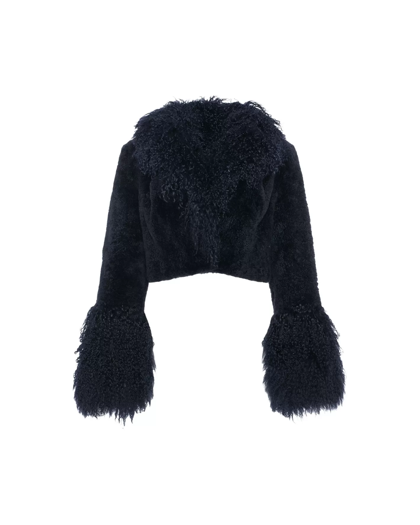 Women GORSKI Montreal Select Cashmere Goat Bolero With Select Mongolian Goat Collar And Cuffs