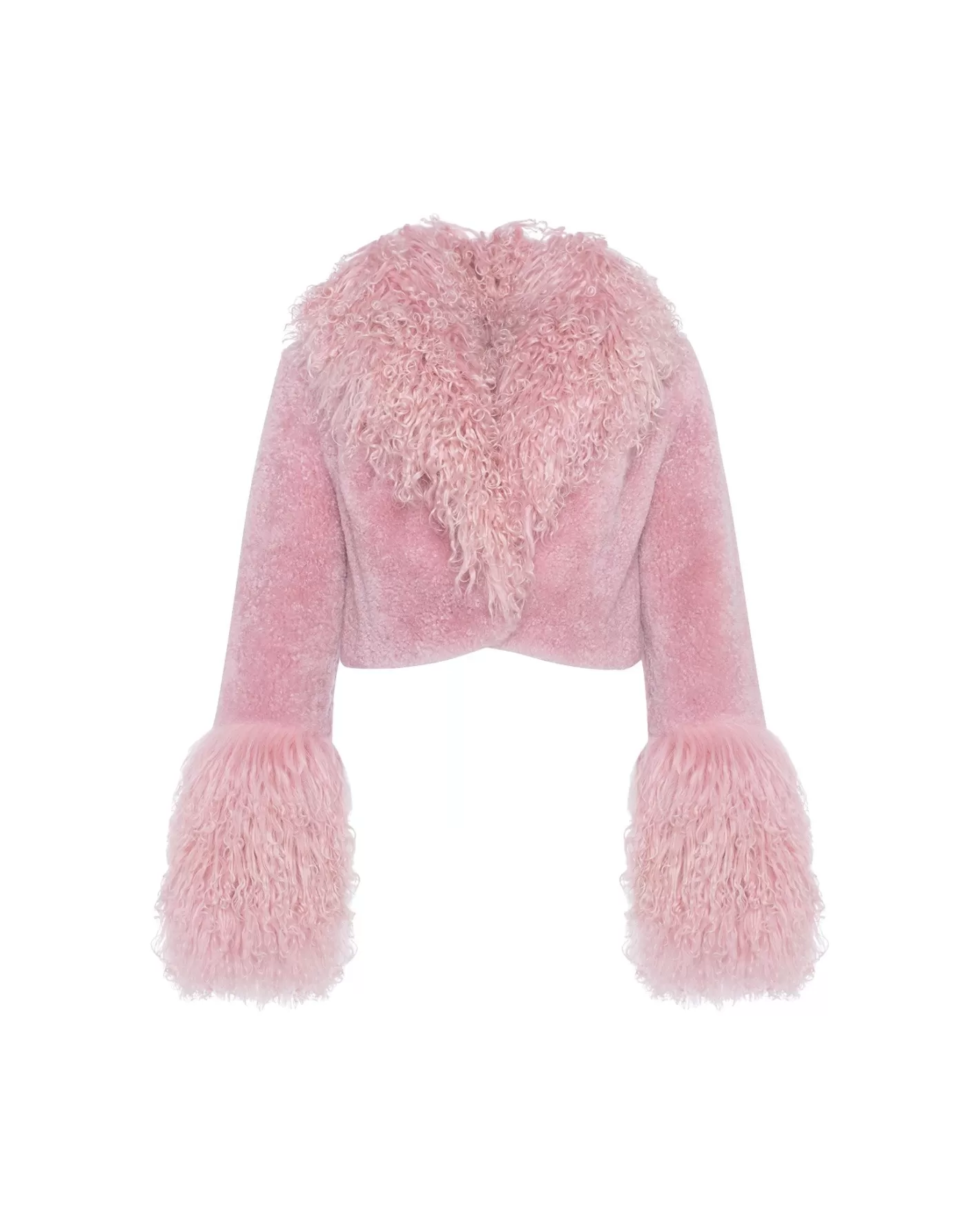 Women GORSKI Montreal Select Cashmere Goat Bolero With Select Mongolian Goat Collar And Cuffs