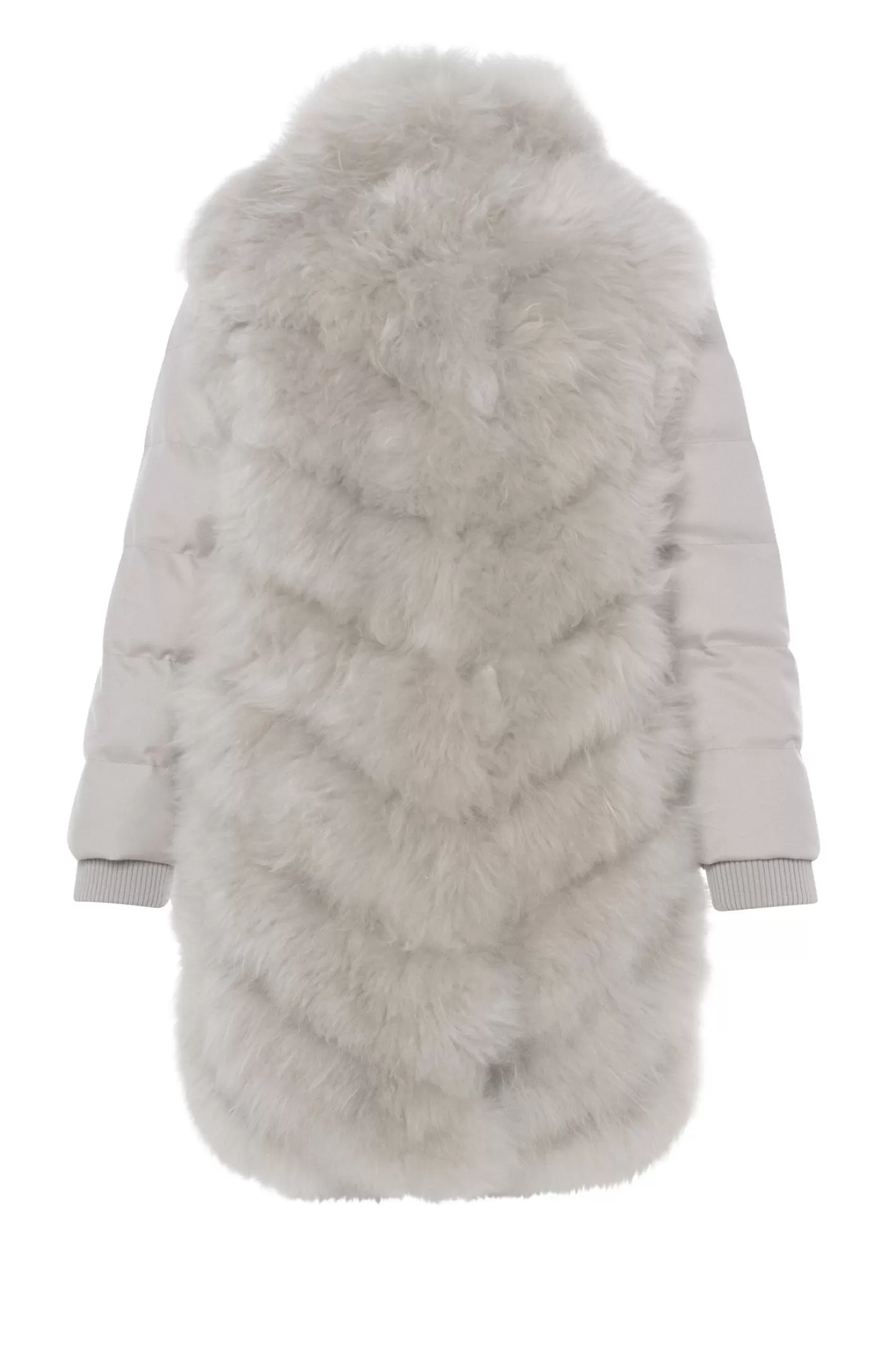 Women GORSKI Montreal Select Cashmere Goat Diagonal Stroller With Loro Piana Cashmere Sleeves And Back