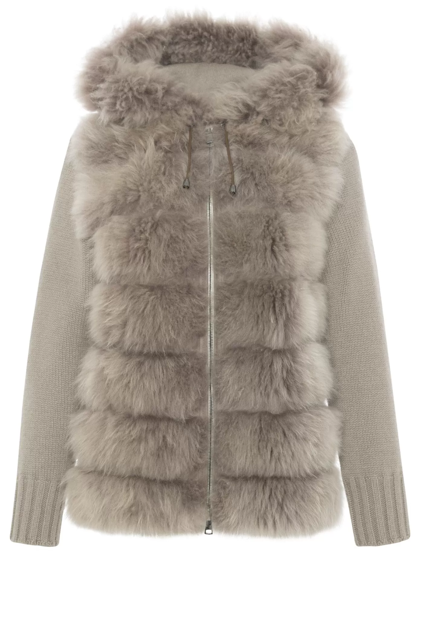 Women GORSKI Montreal Select Cashmere Goat Parka With Loro Piana Cashmere Sleeves And Back