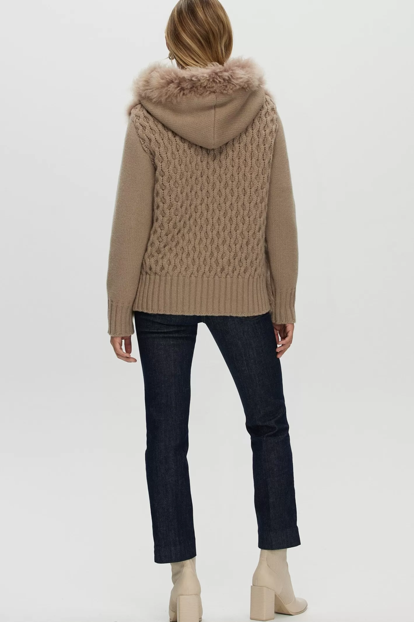 Women GORSKI Montreal Select Cashmere Goat Parka With Loro Piana Cashmere Sleeves And Back